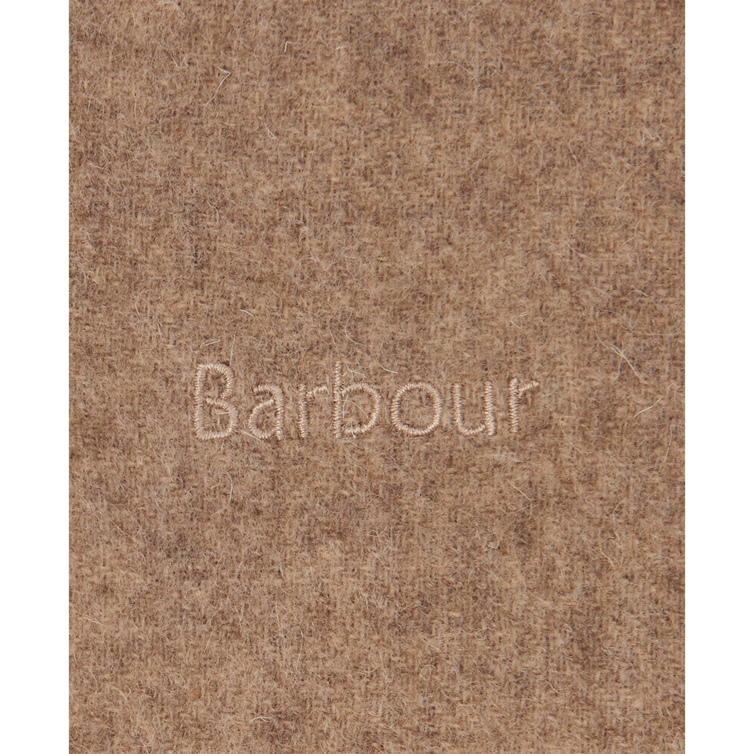 Oatmeal - Barbour - Lambswool Woven Scarf - 8