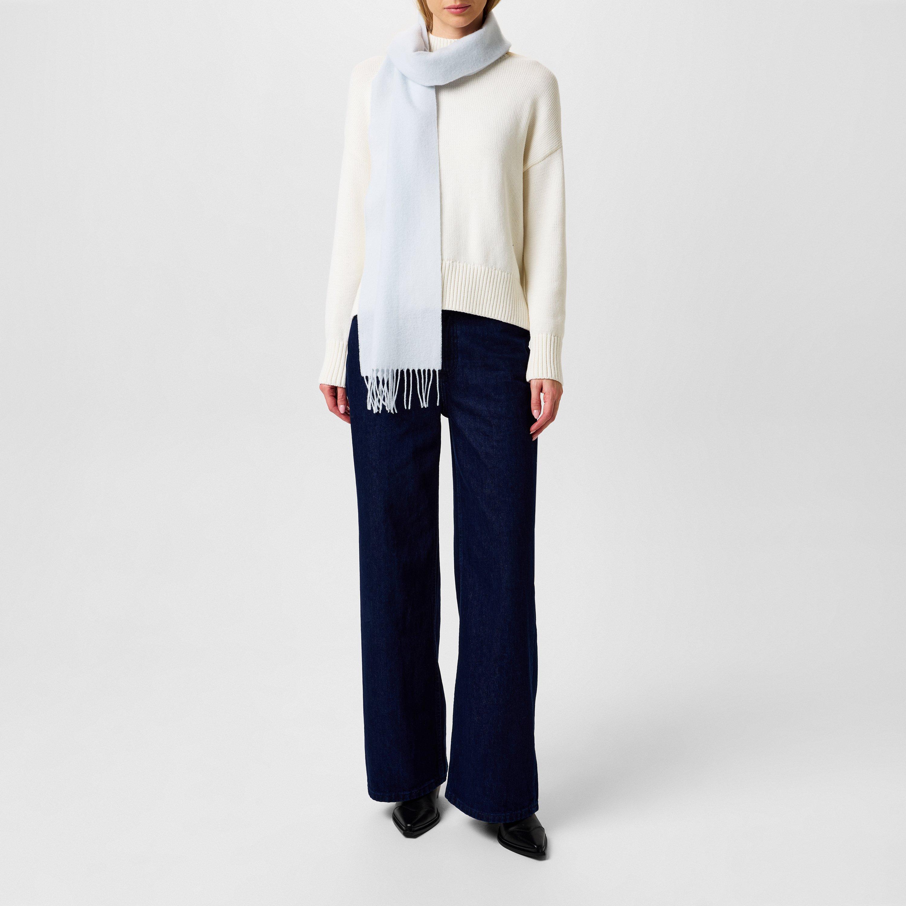 Pearl Blue - Barbour - Lambswool Woven Scarf - 3