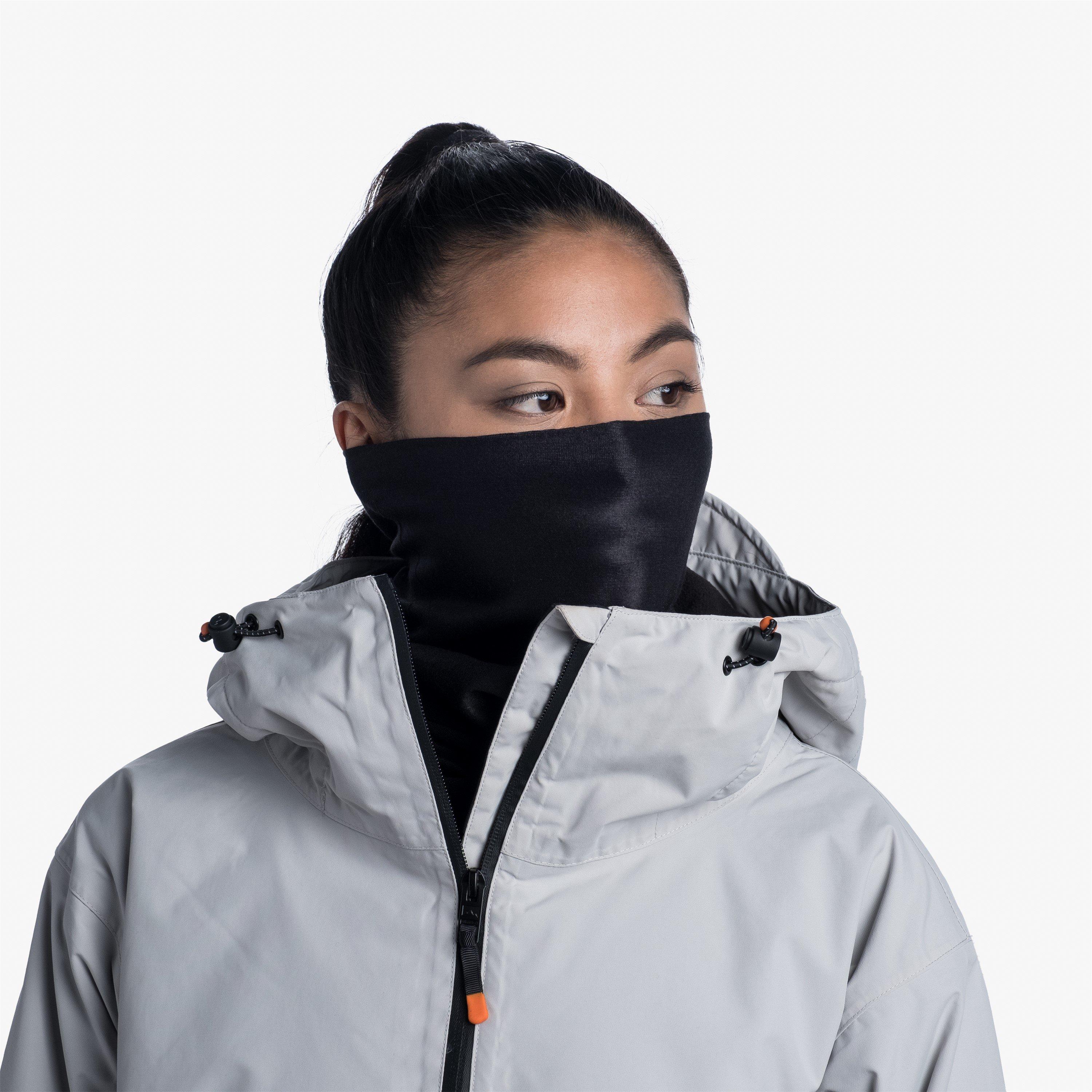 Black - Buff - Thermonet Gaiter Neckwarmer Unisex Adults - 4