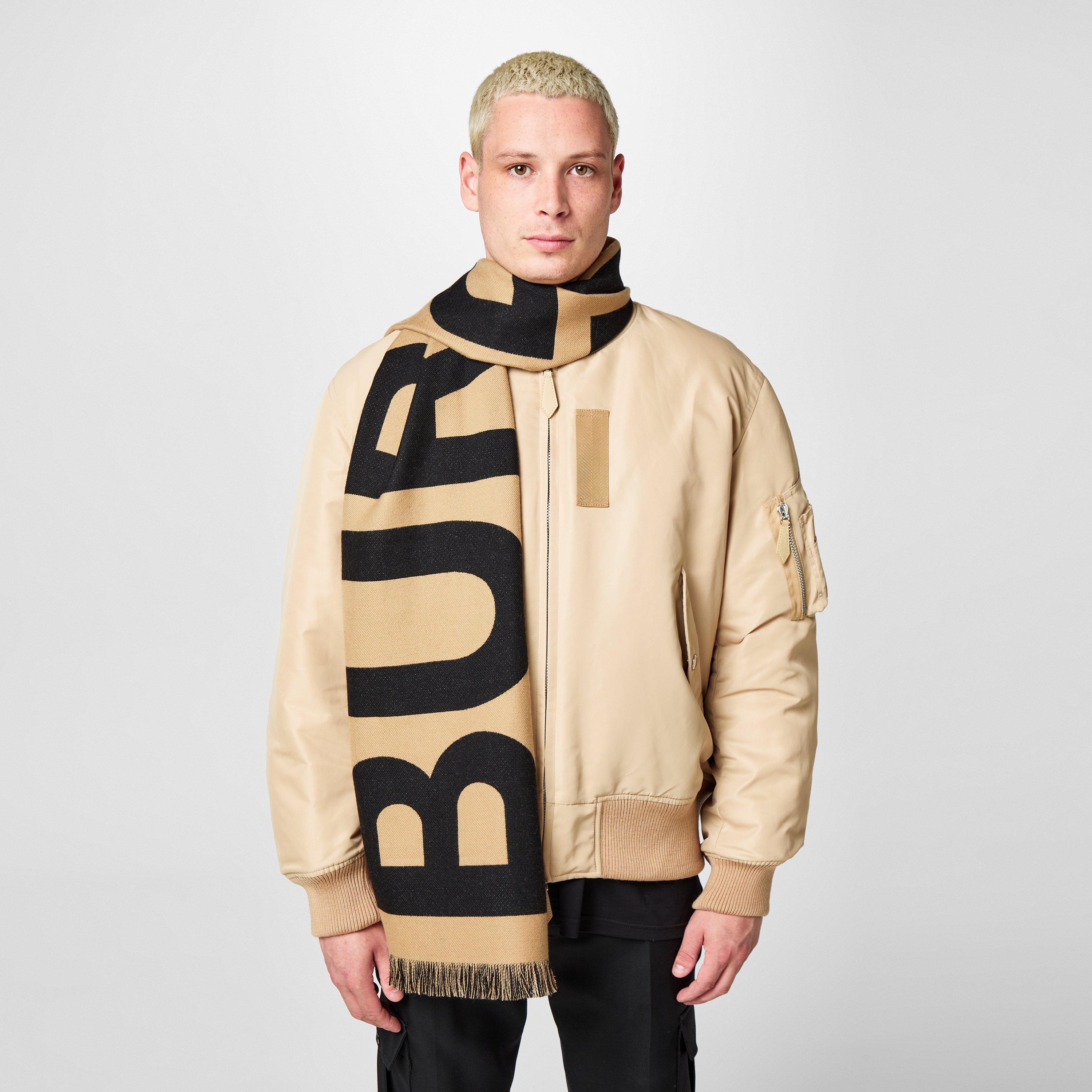 Arc Beige A7026 - Burberry - Logo Wool Scarf - 2