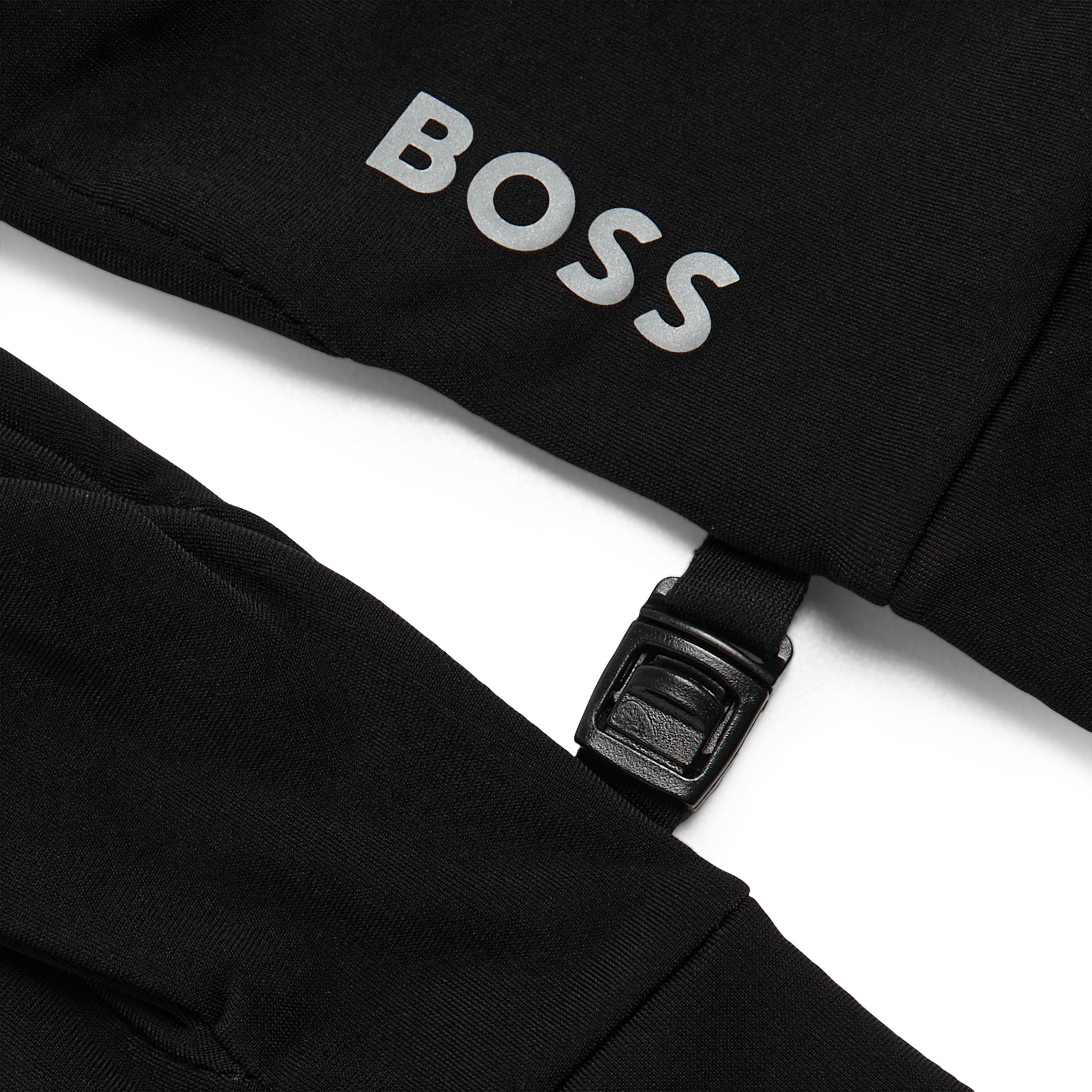 Black 001 - Boss - Men's Asport Knitted Gloves - 3
