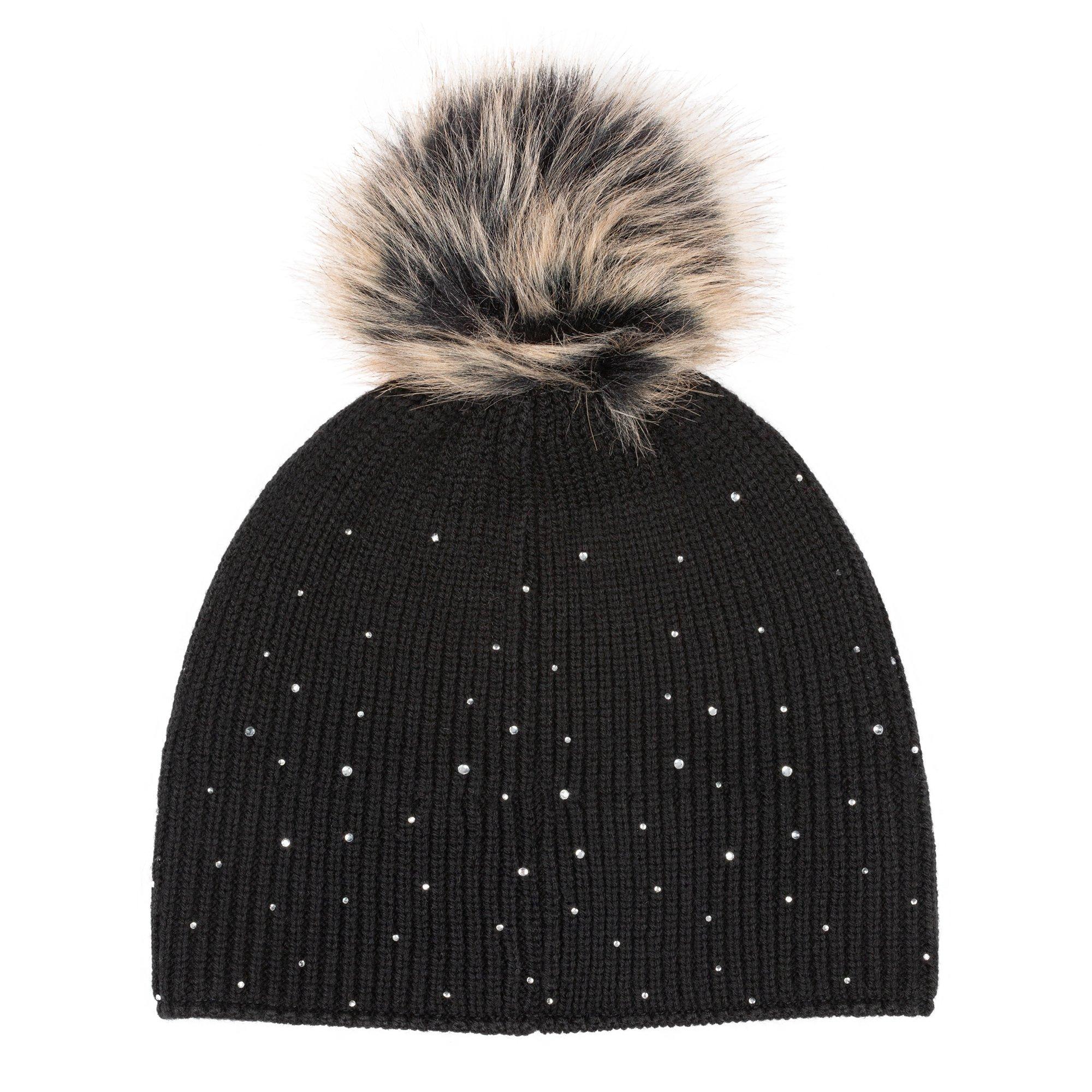 Crna - Nevica - Diamond Beanie Womens - 2