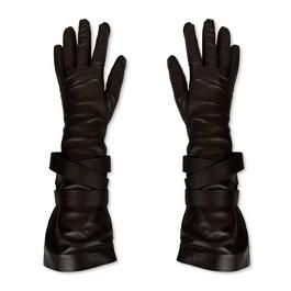 Saint Laurent Leather Aviator Gloves