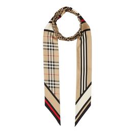 Burberry Slim Check Silk Scarf