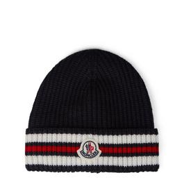 Moncler Striped Beanie Junior