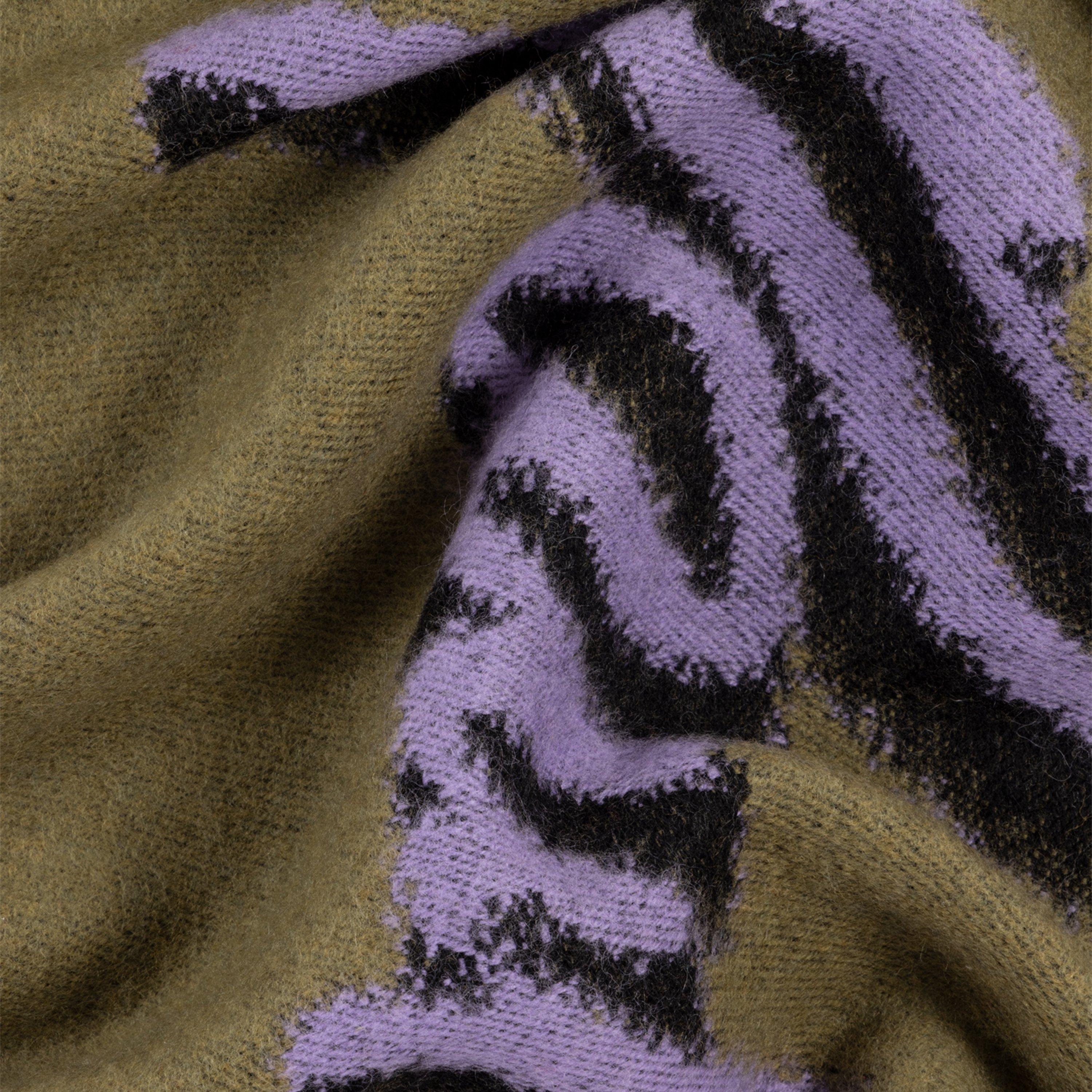 Khaki - PS Paul Smith - Women's Logo Midweight Scarf - 4