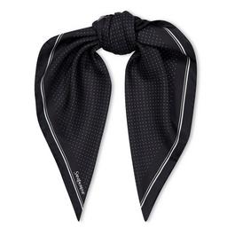 Saint Laurent Dotted Silk Twill Bandana