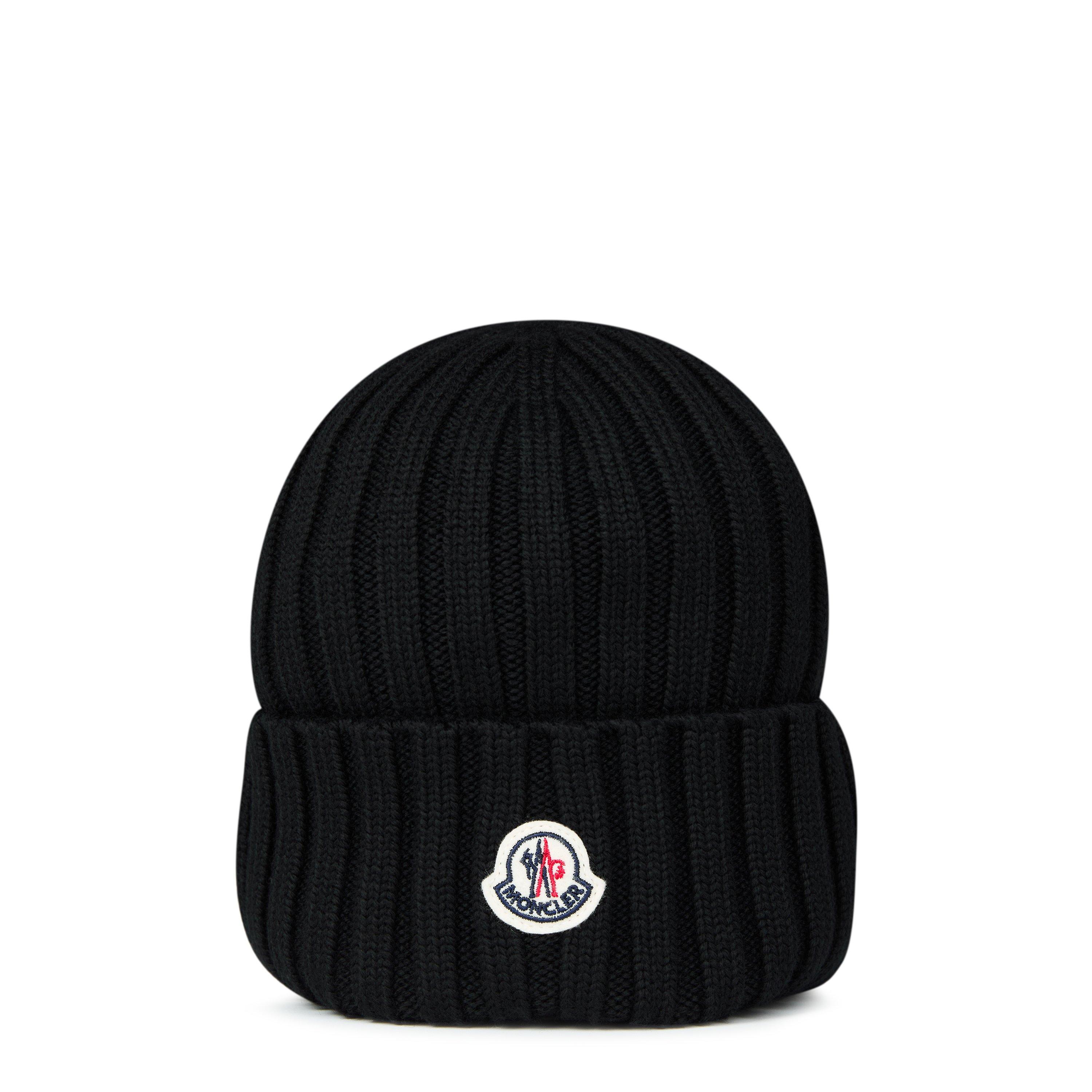 Black 999 - Moncler - Logo Beanie - 1