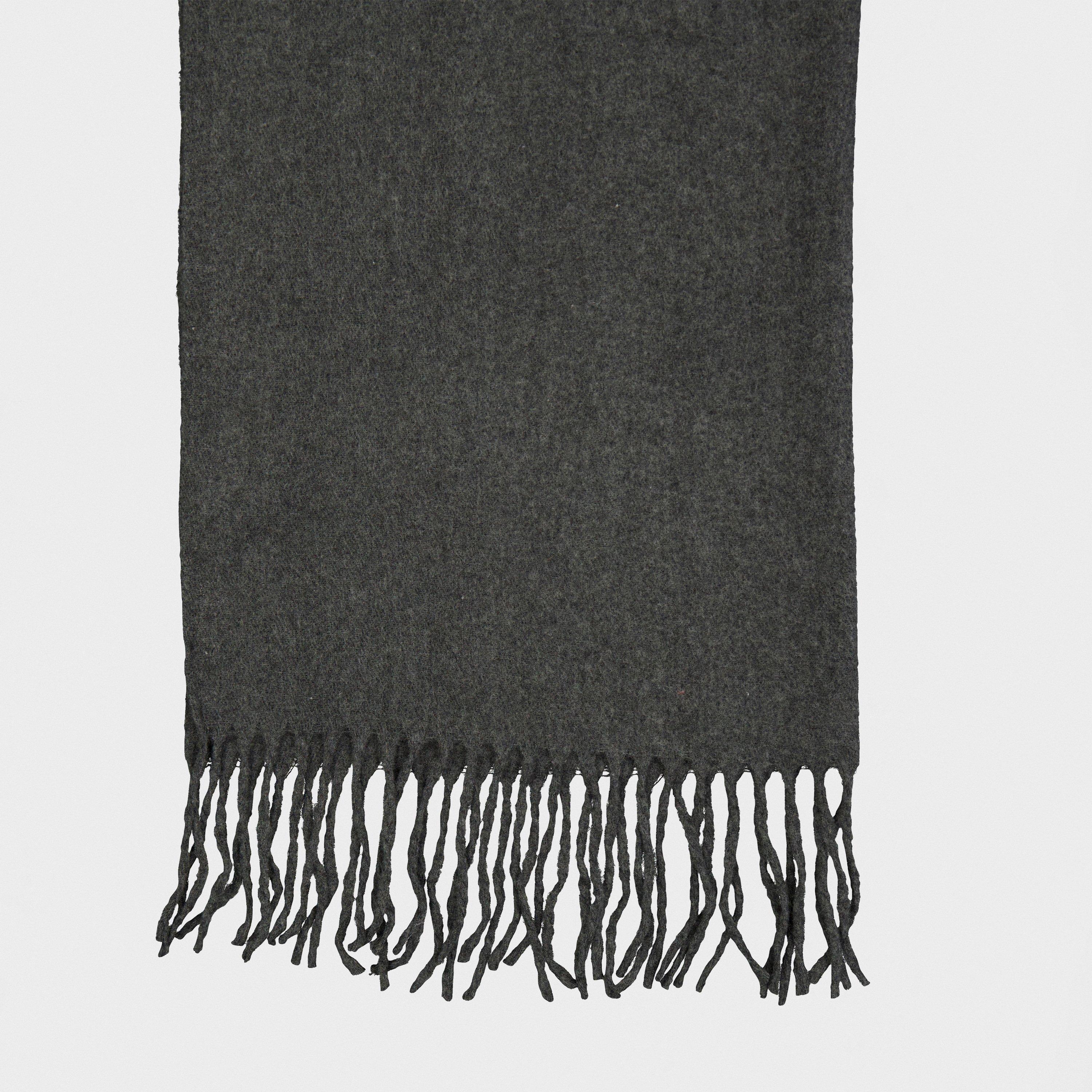 Mørk Grå Mela - Pieces - Women's Knitted Scarf - 2
