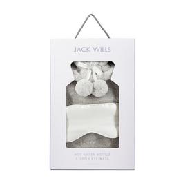 Jack Wills JW Hot Water Bottle And Eye Mask Set