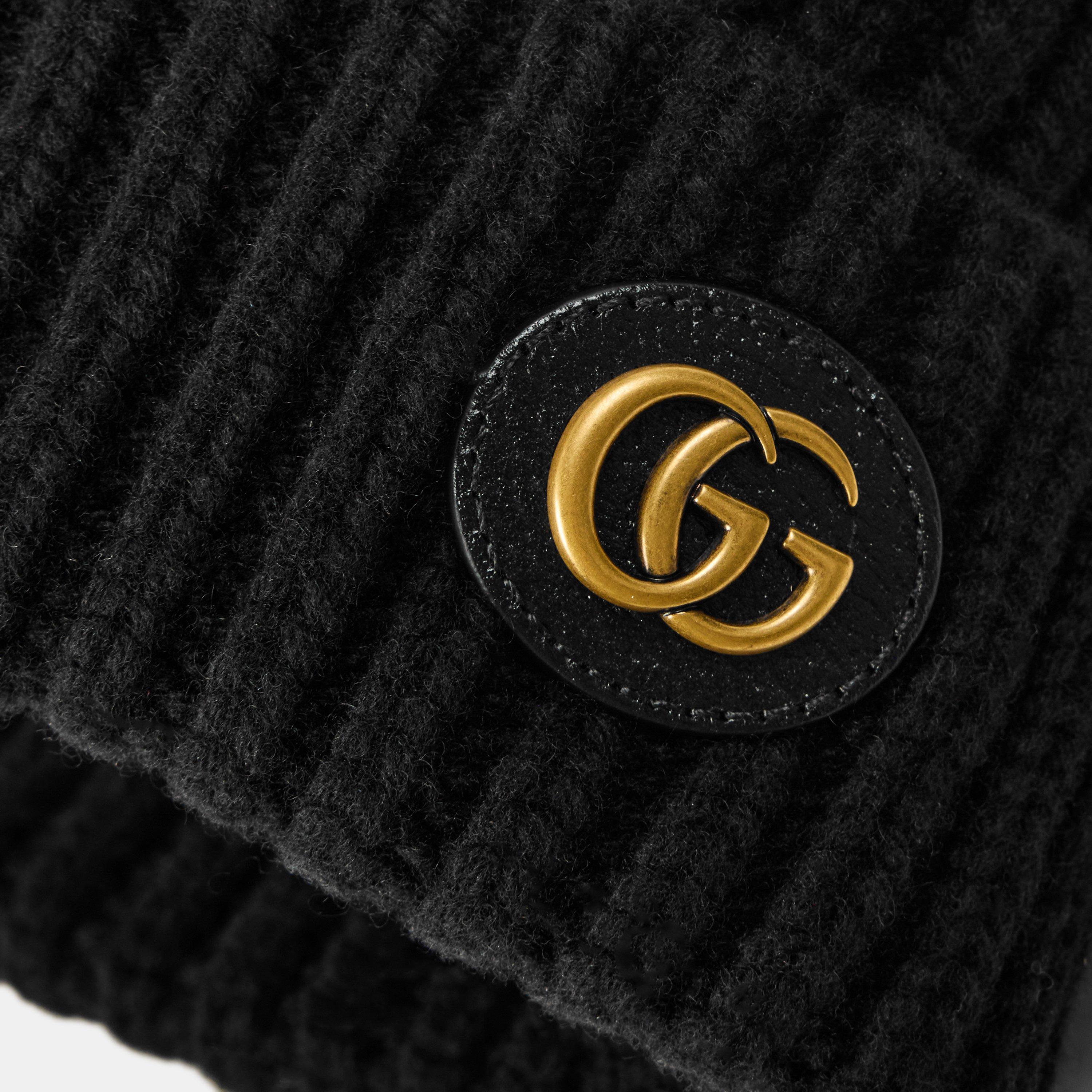 Gucci | Wool Cashmere Hat With Double G | Beanies | Cruise Fashion