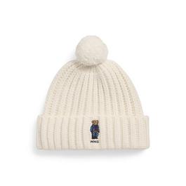 Polo Ralph Lauren Bear Rib Pom Pom Beanie