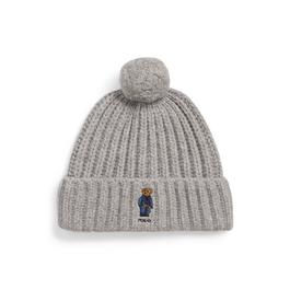 Polo Ralph Lauren Bear Rib Pom Pom Beanie