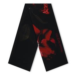 Alexander McQueen Shadow Rose Scarf