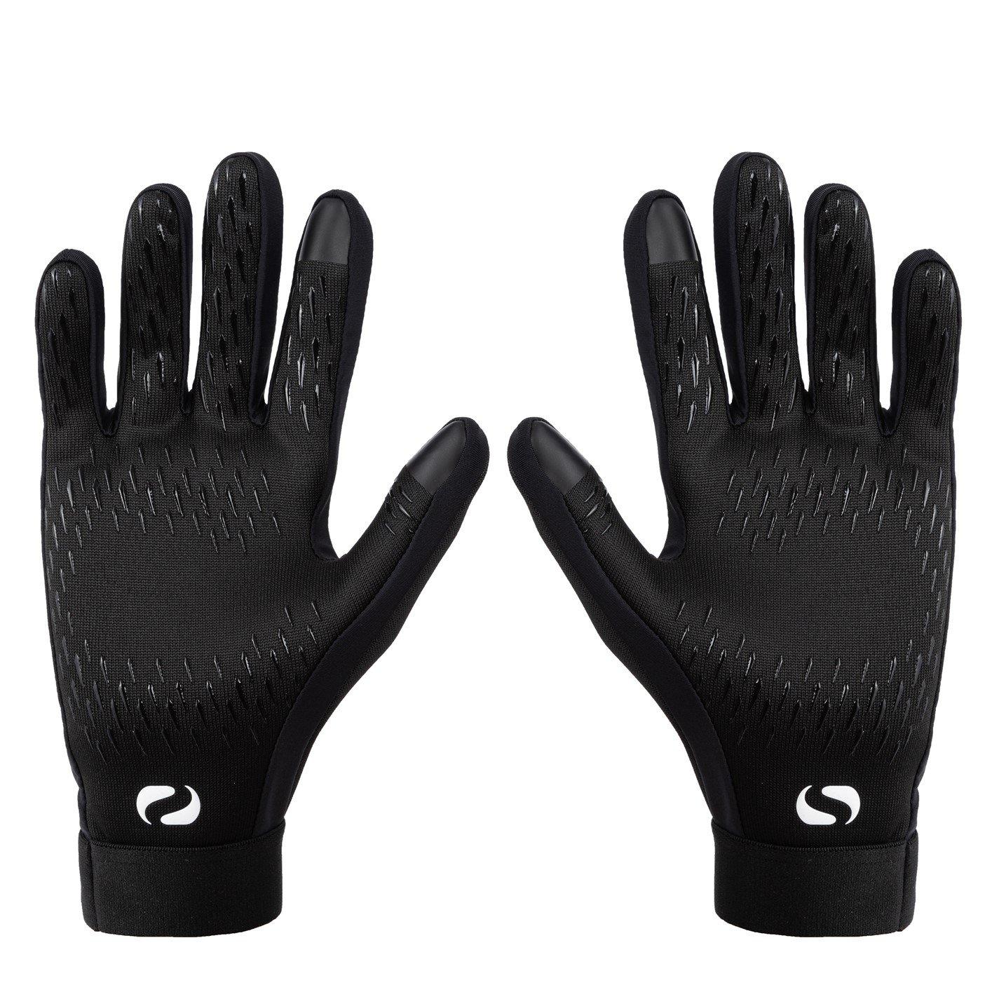 Black - Sondico - Football Gloves Juniors - 3