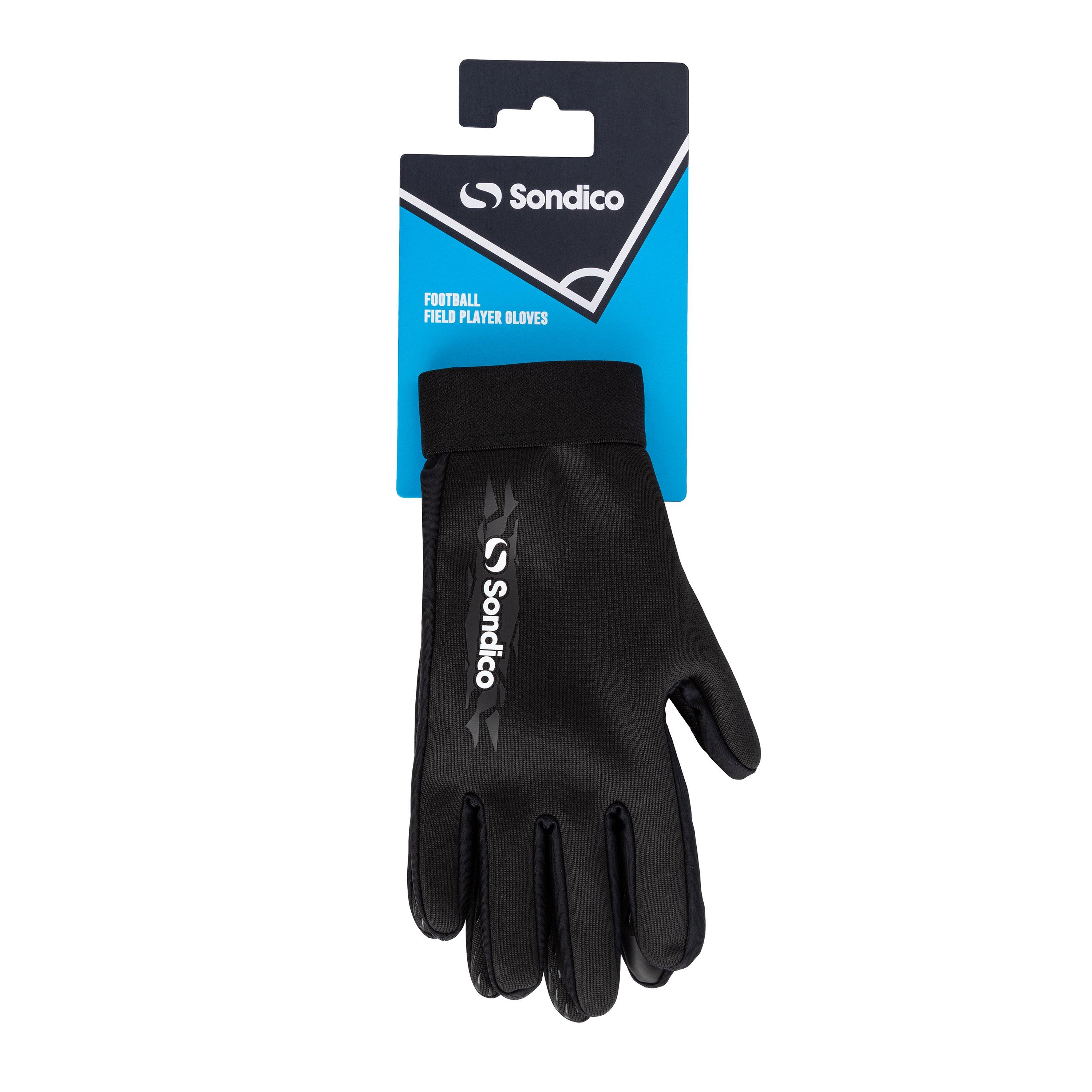 Zwart - Sondico - Football Gloves Mens - 6