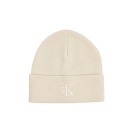 Calvin Klein Braun MONOGRAM EMBRO BEANIE