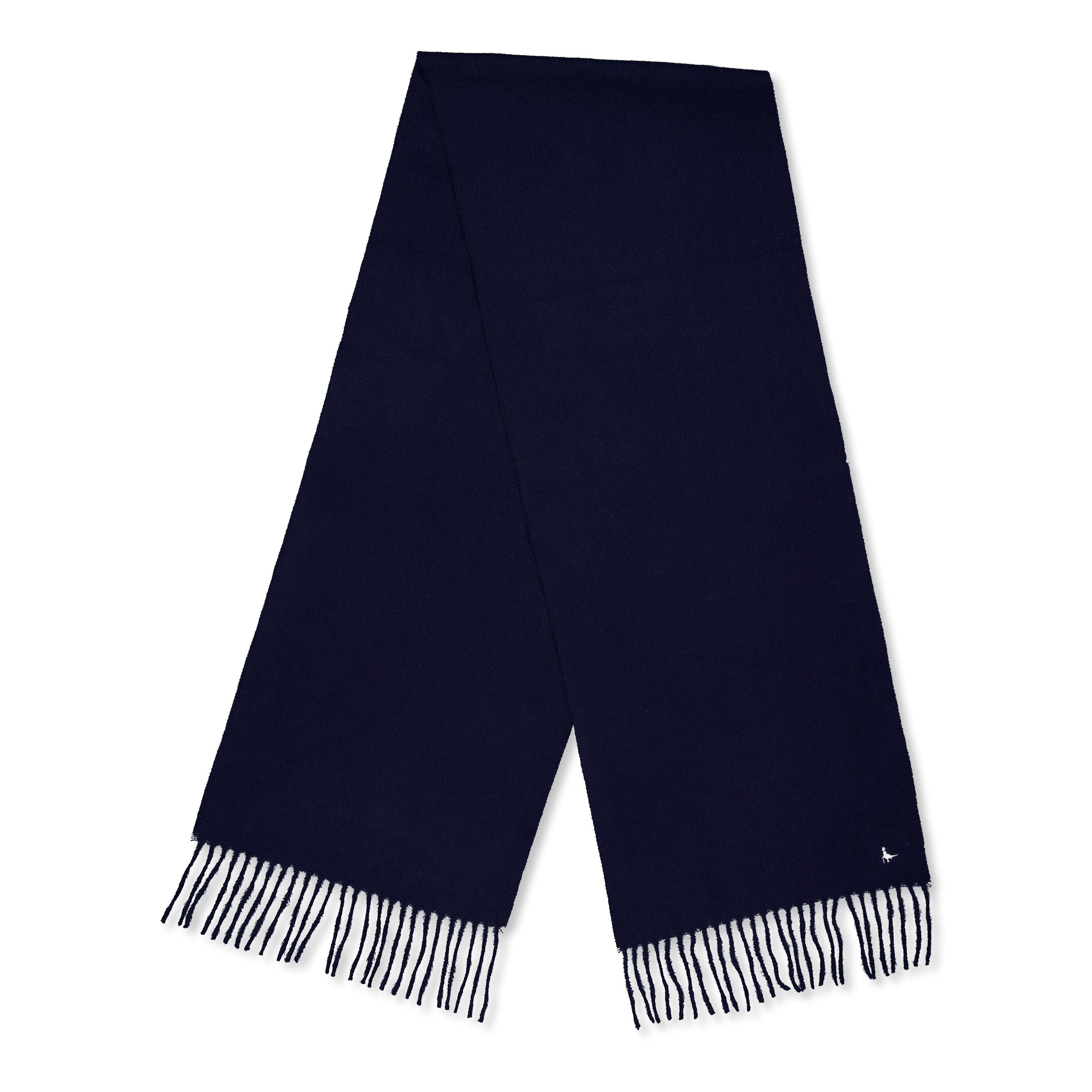 Navy - Jack Wills - Soft Fringe Midweight Scarf - 1