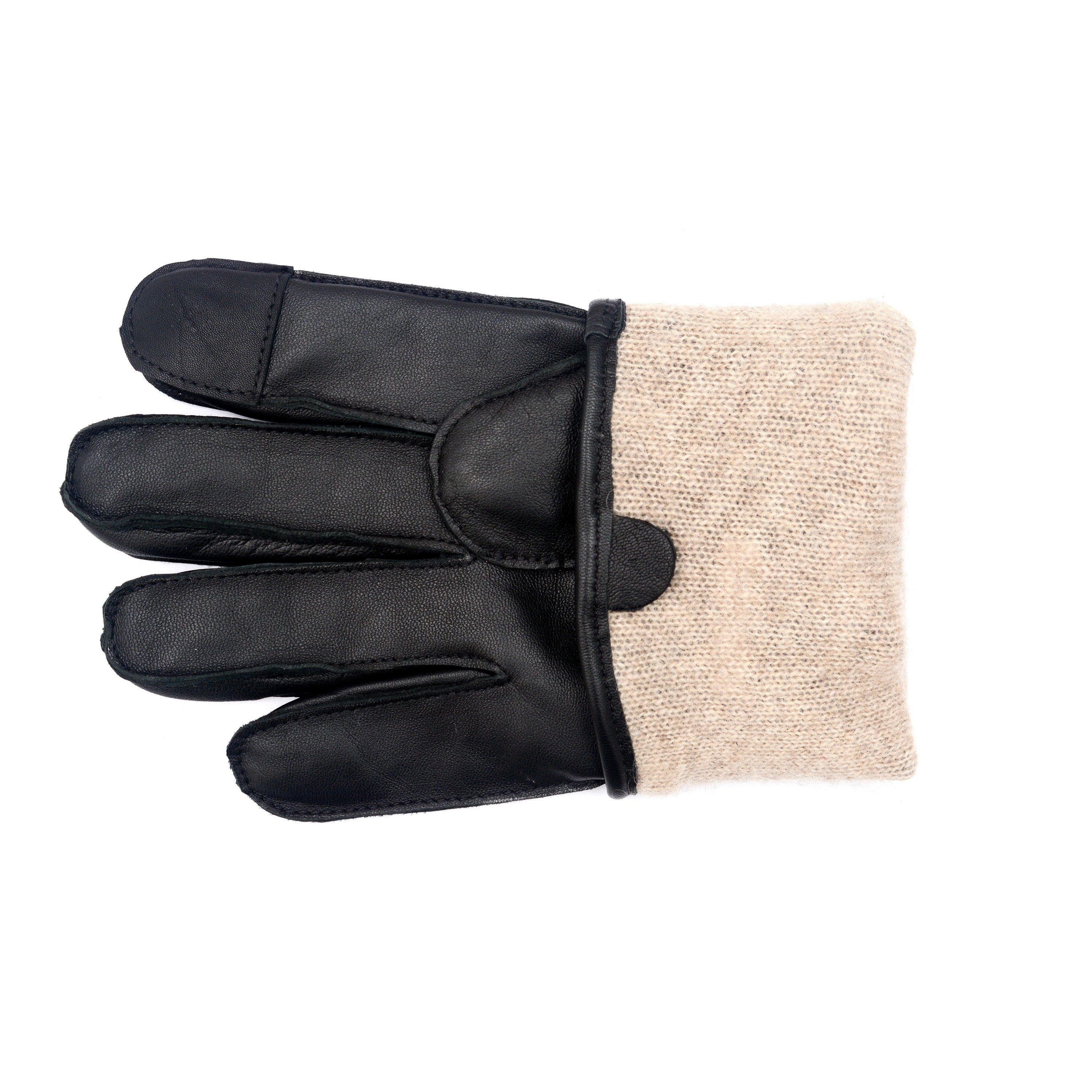 Nero - Firetrap - Leather Cashmere Lining Glove Sn54 - 4