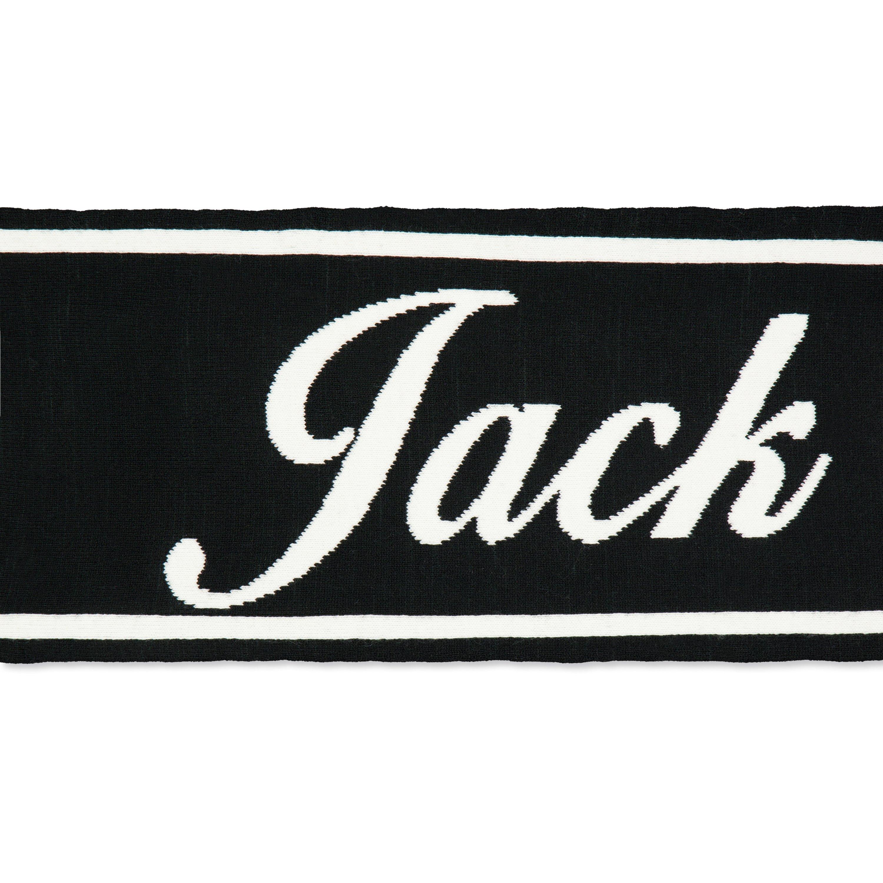 Black/White - Jack Wills - Midweight Scarf - 4