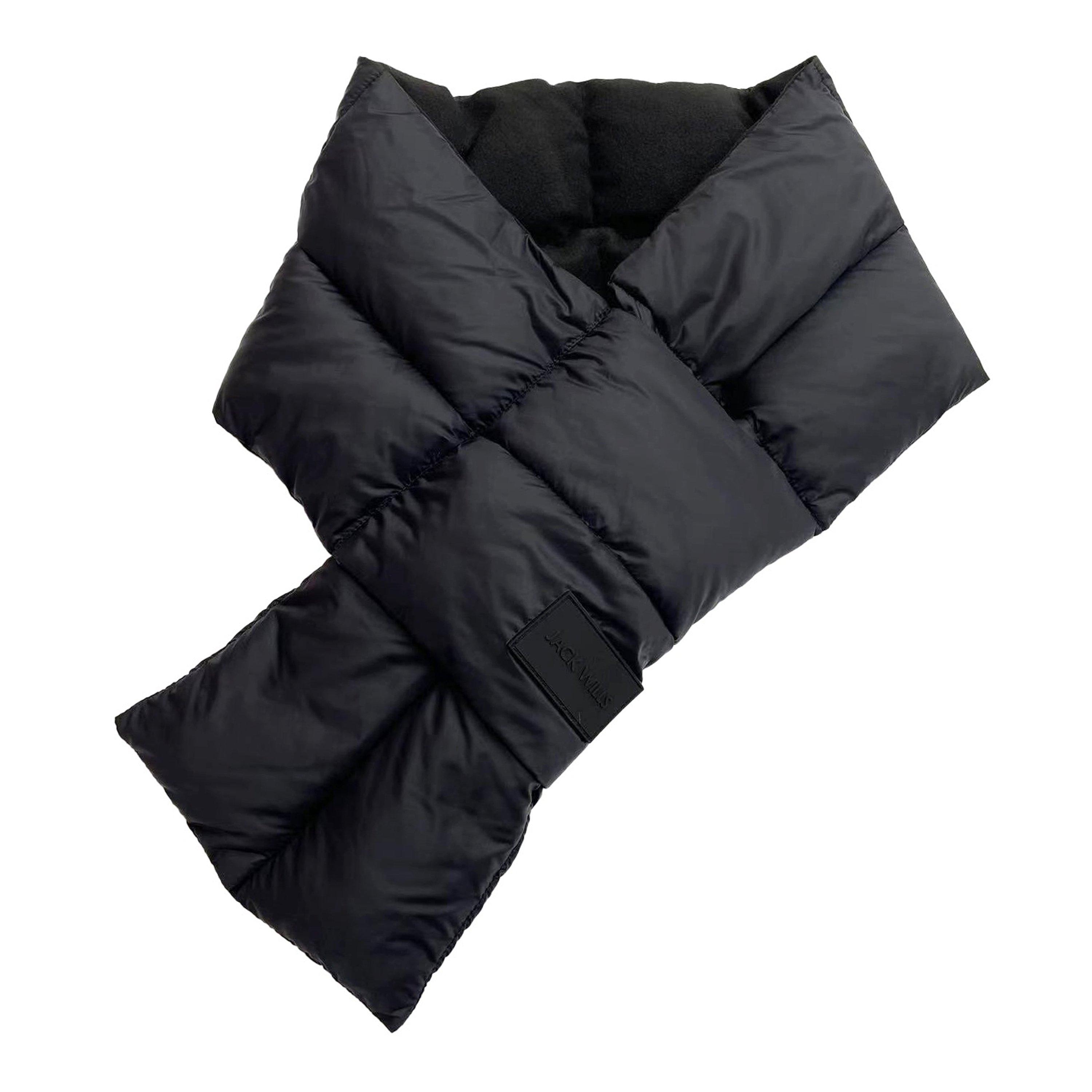 Jack Wills  Puffer Midweight Scarf - Black