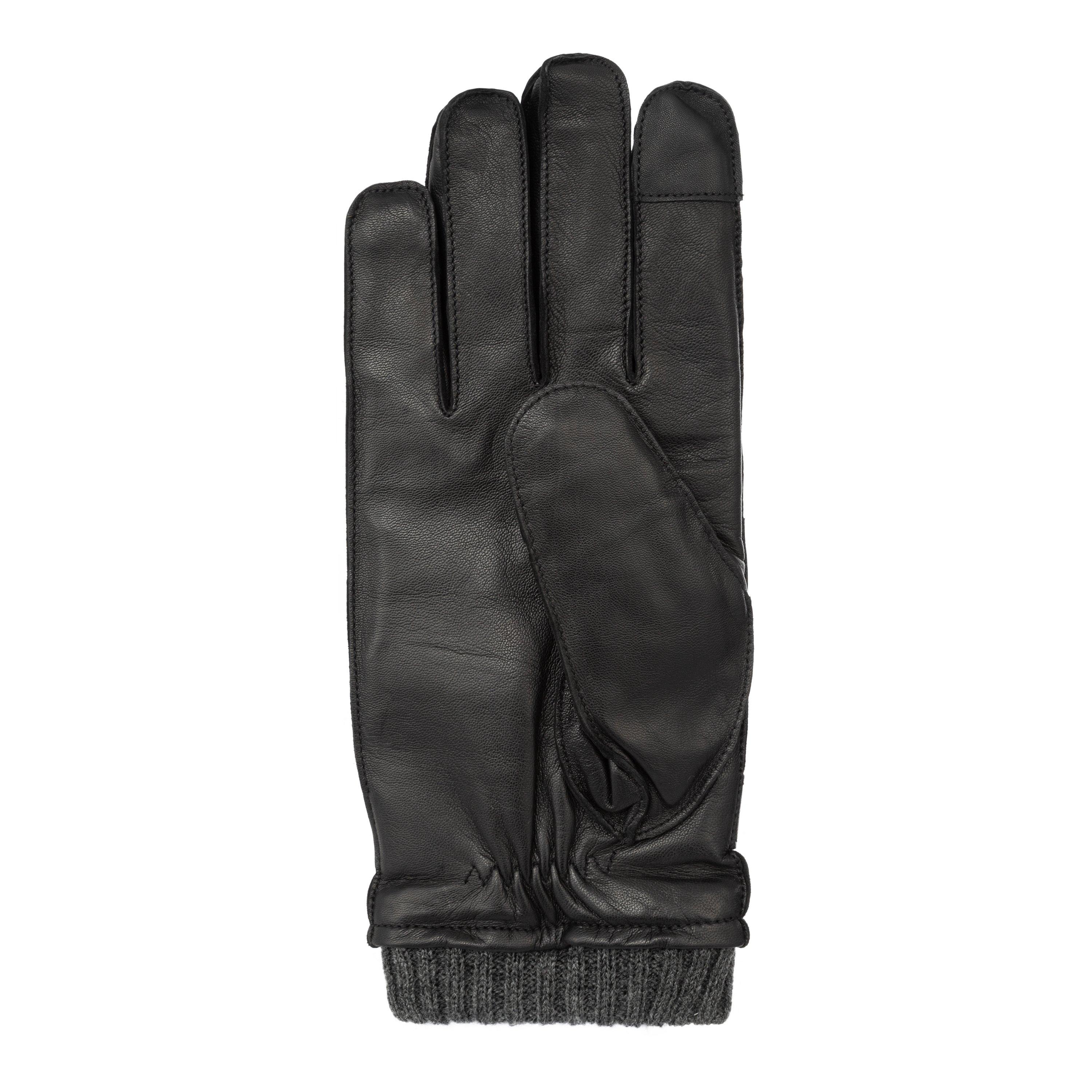 Zwart - Firetrap - Leather Strap Glove Sn54 - 3