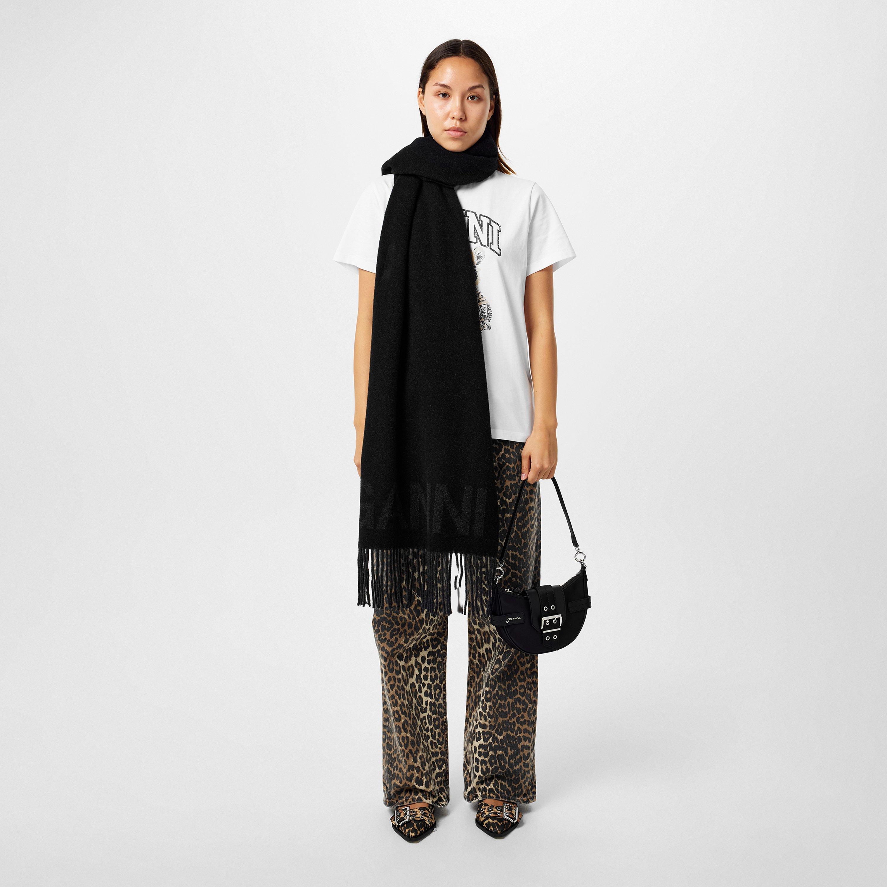 Ganni | Fringed Scarf | Scarves | Cruise Fashion