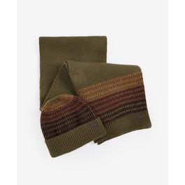 Barbour Branton Beanie and Scarf Gift Set