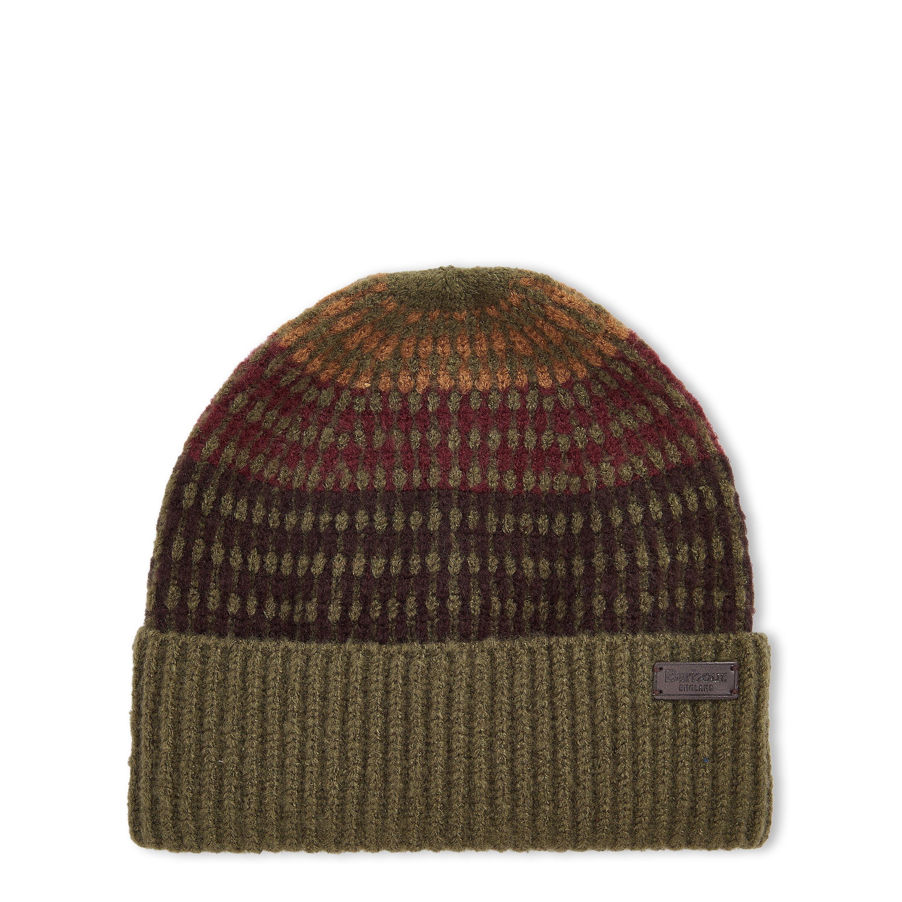 Army Green - Barbour - Branton Beanie and Scarf Gift Set - 3