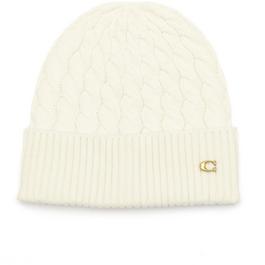 Coach Cable Knit Beanie