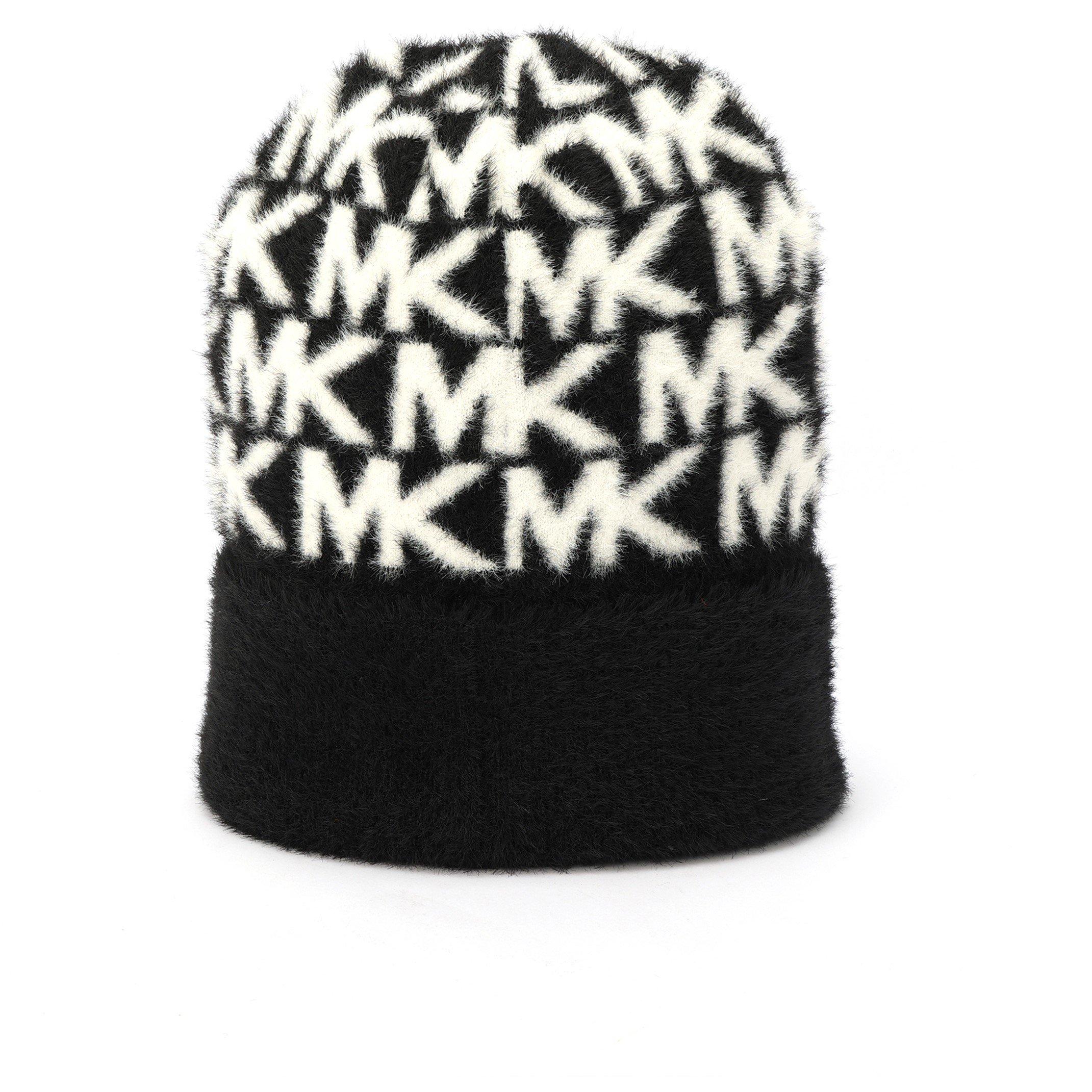 BLACK - MICHAEL Michael Kors - MK Logo Cuff Beanie - 2