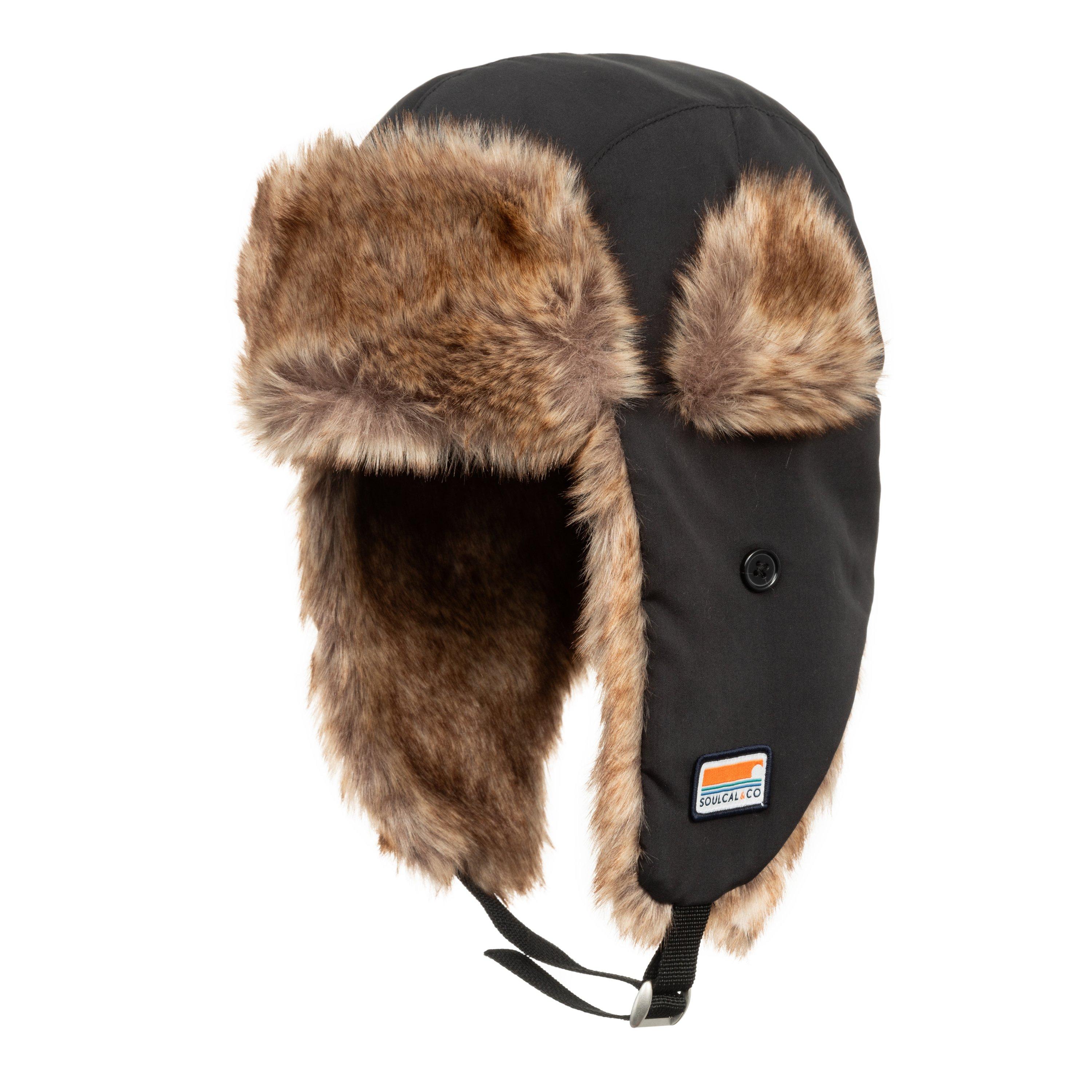 Schwarz - SoulCal - Trapper Hat Adults - 2