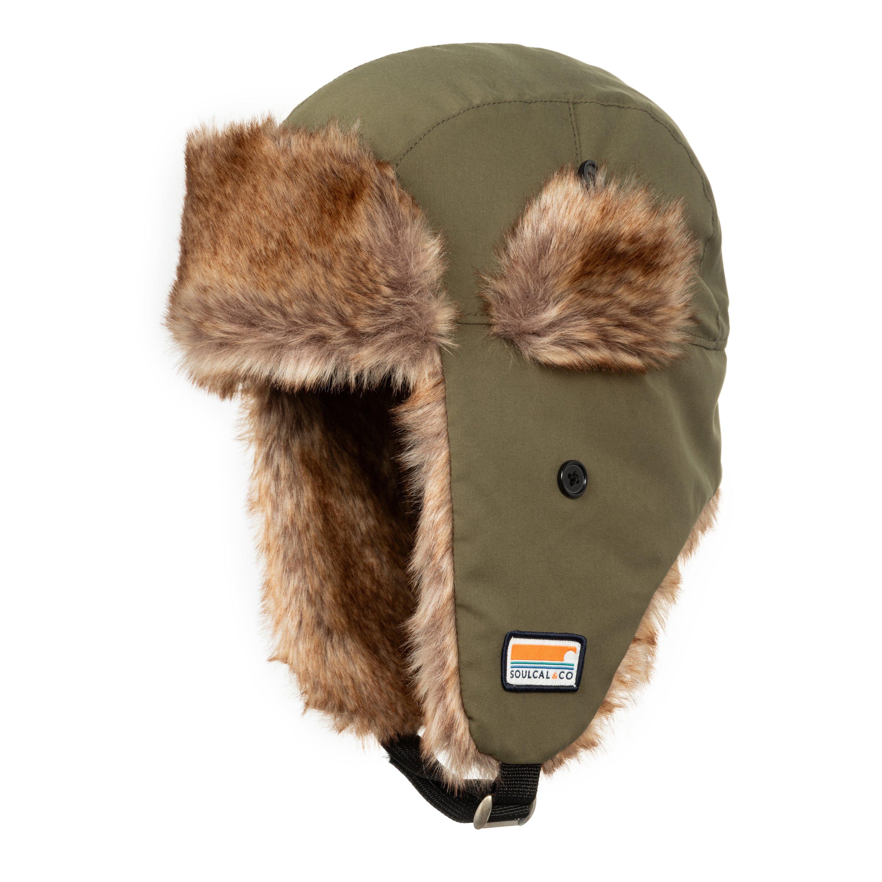 Green - SoulCal - Trapper Hat Adults - 2
