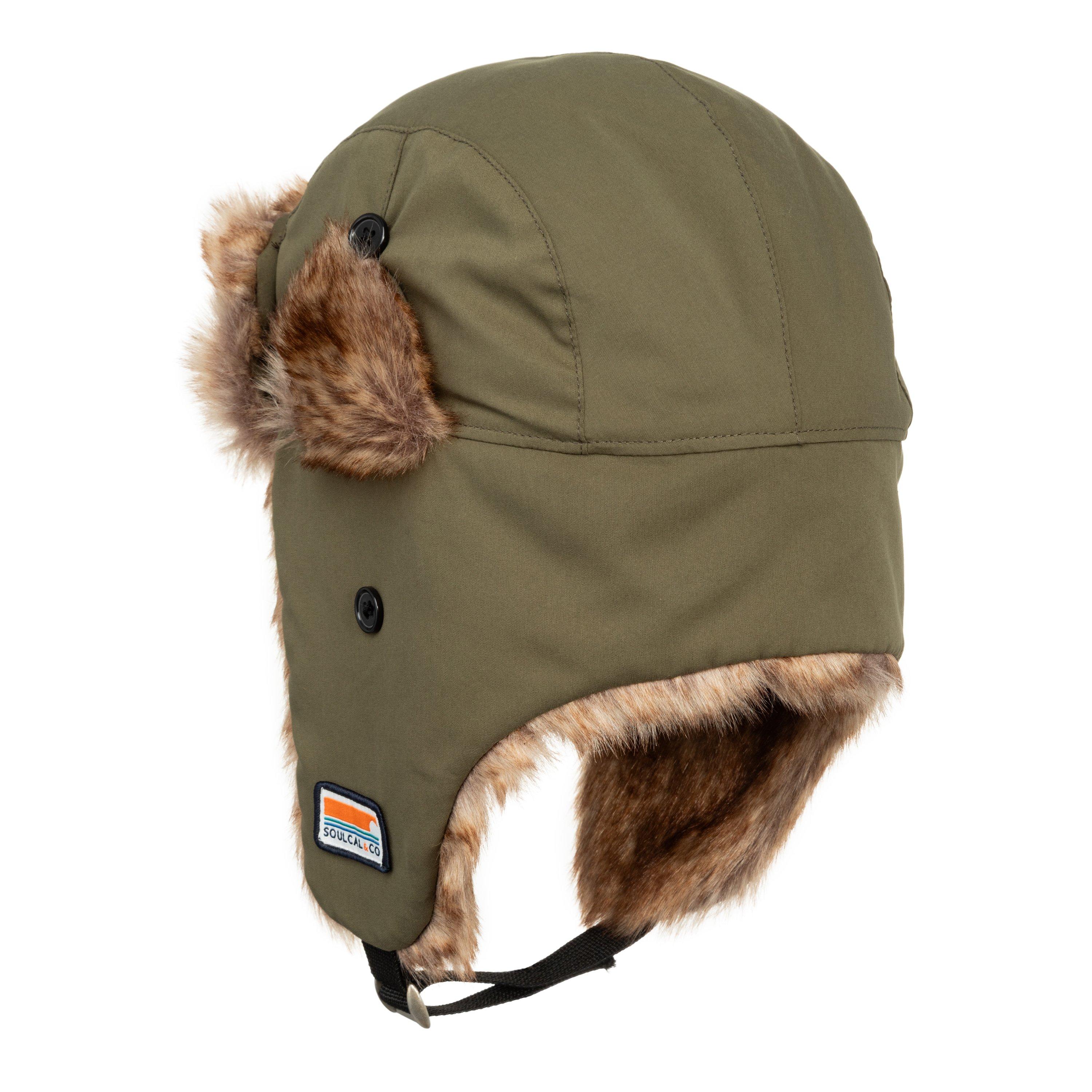 Green - SoulCal - Trapper Hat Adults - 3