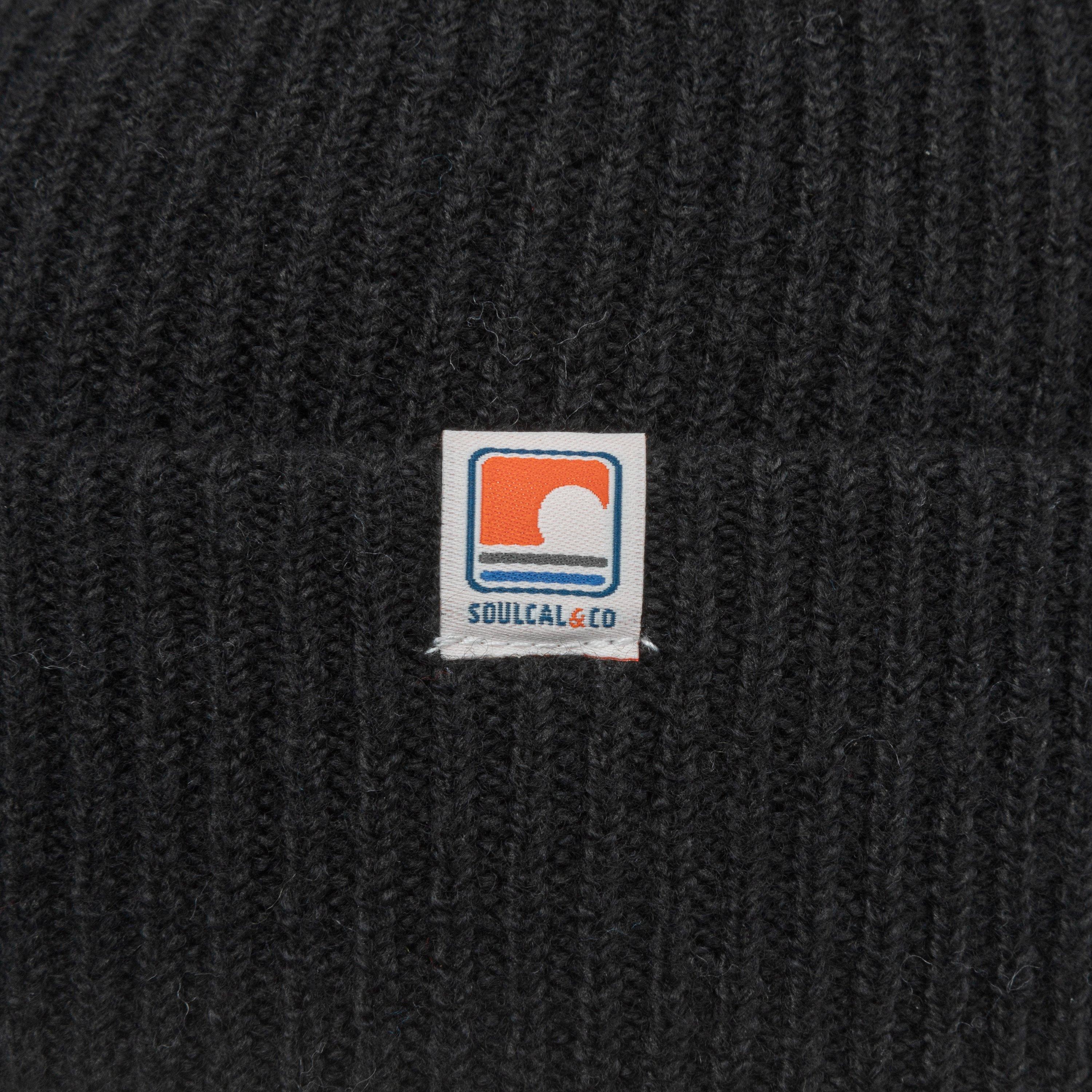Black - SoulCal - Logo Beanie Adults - 5