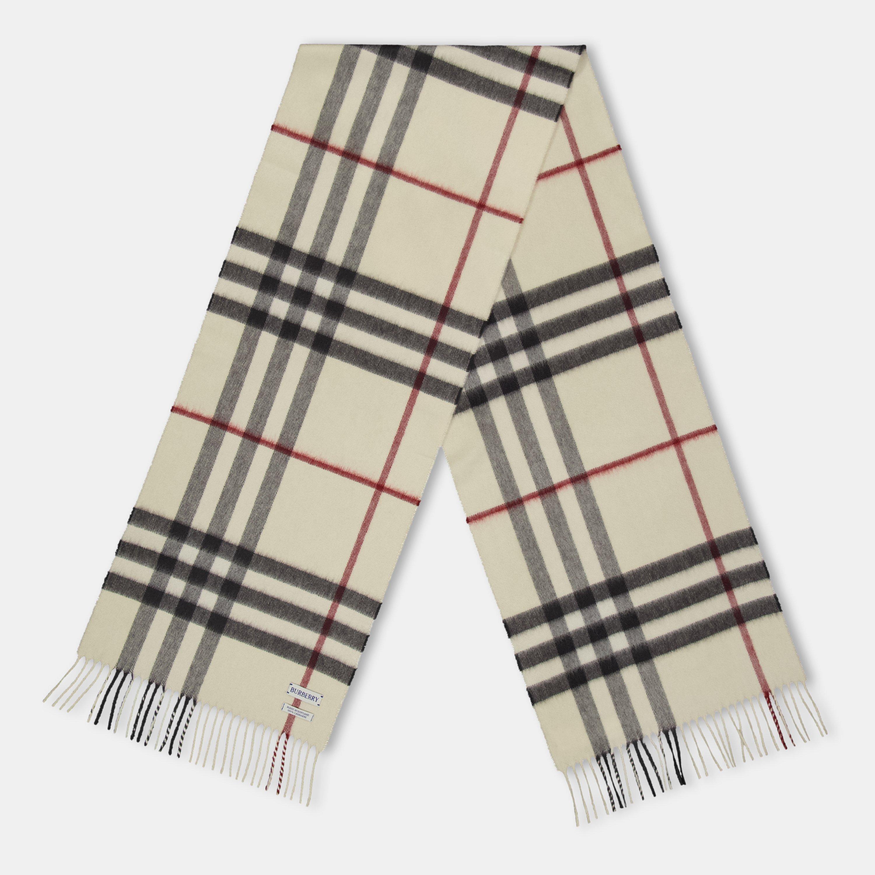 Burberry Women's Giant Tone Midweight Scarf - STONE