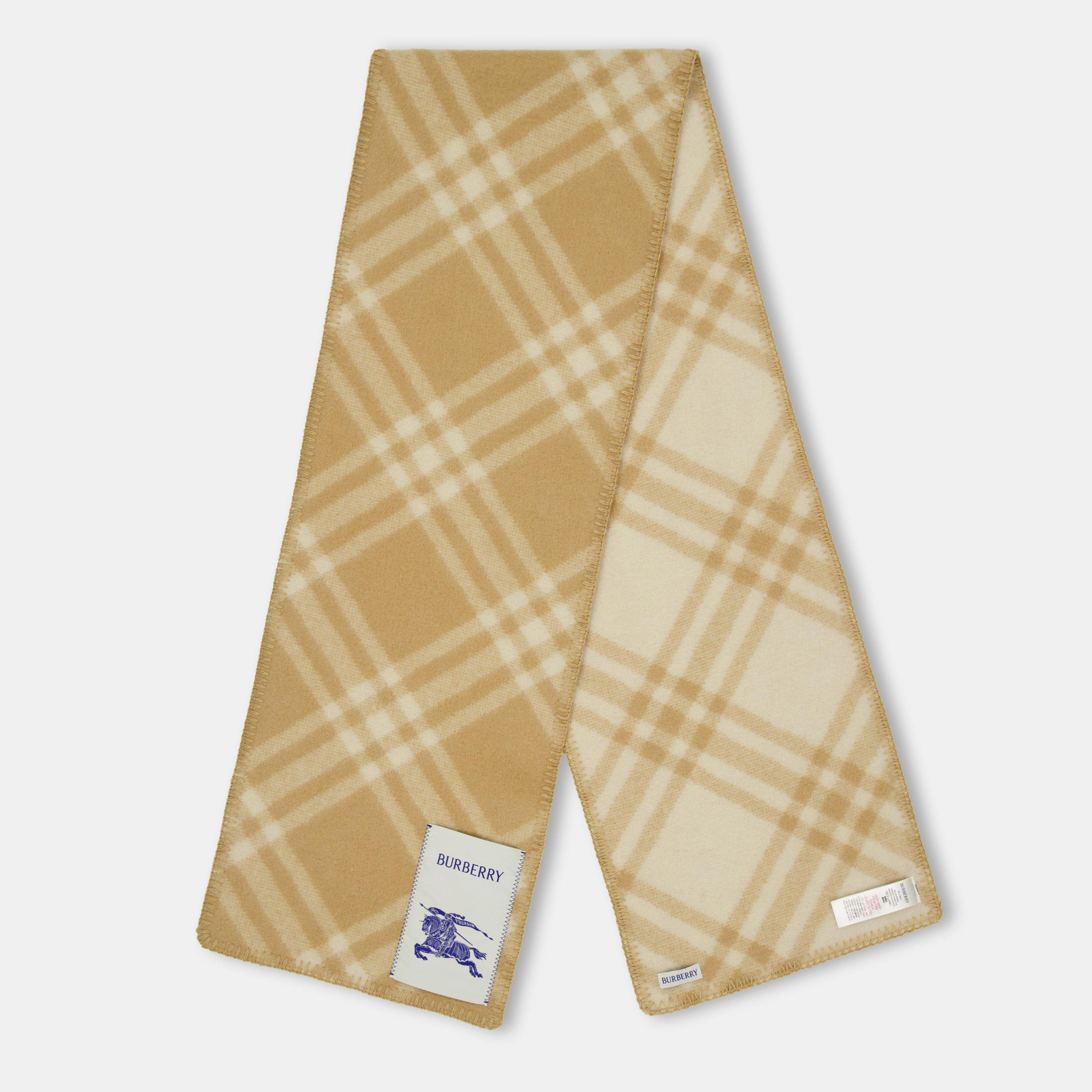 Burberry Check Scarf - Sand