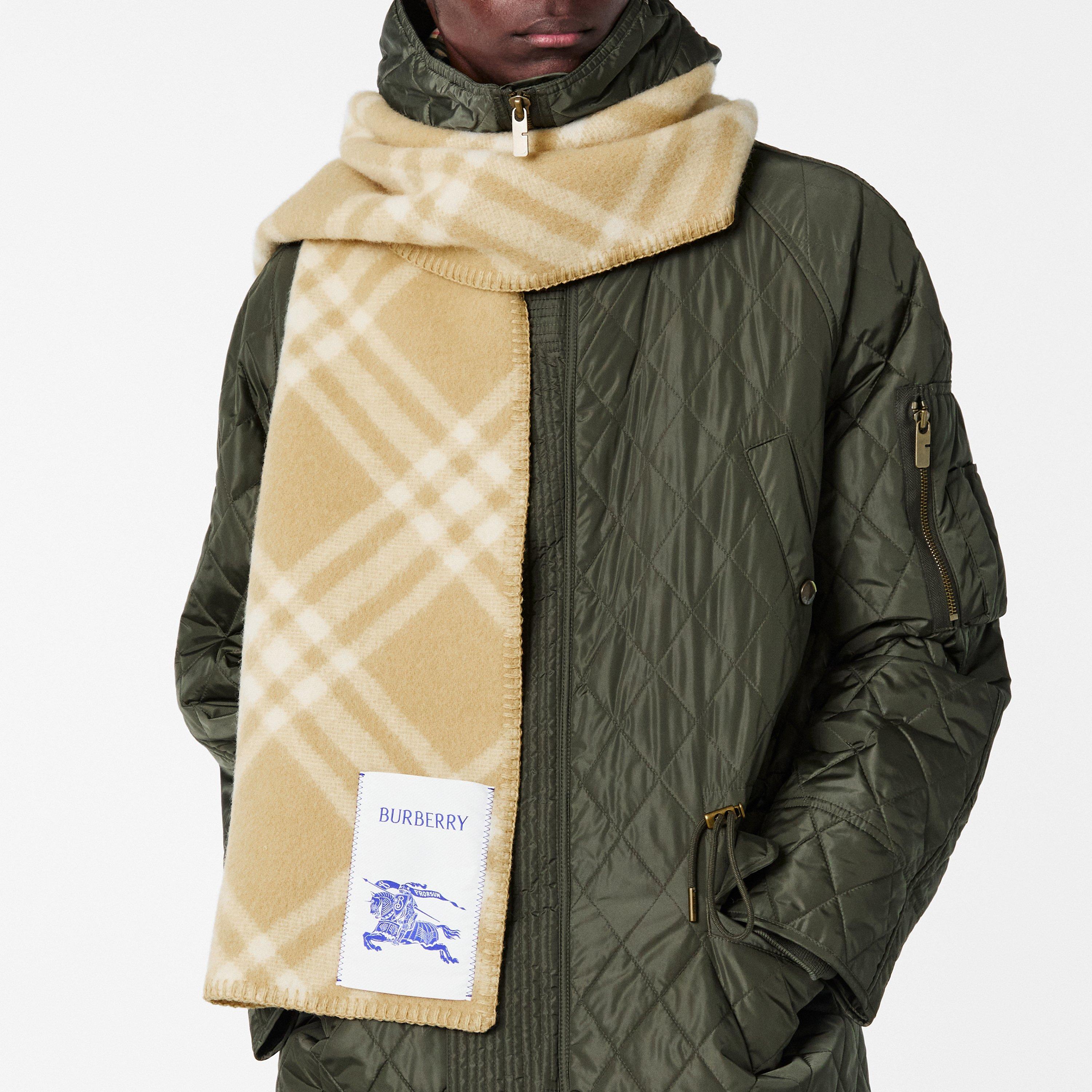 Sand - Burberry - Check Scarf - 3