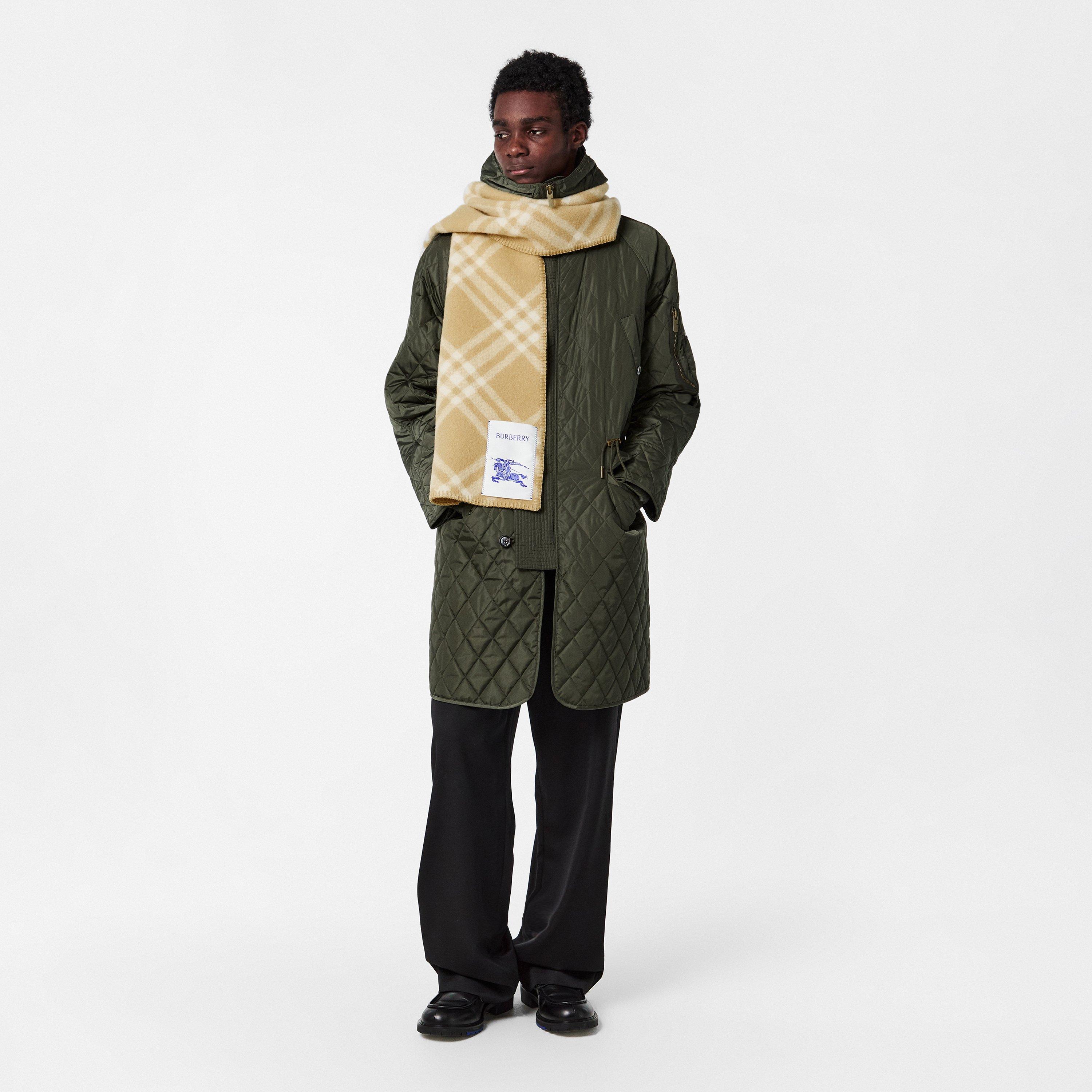 Sand - Burberry - Check Scarf - 4