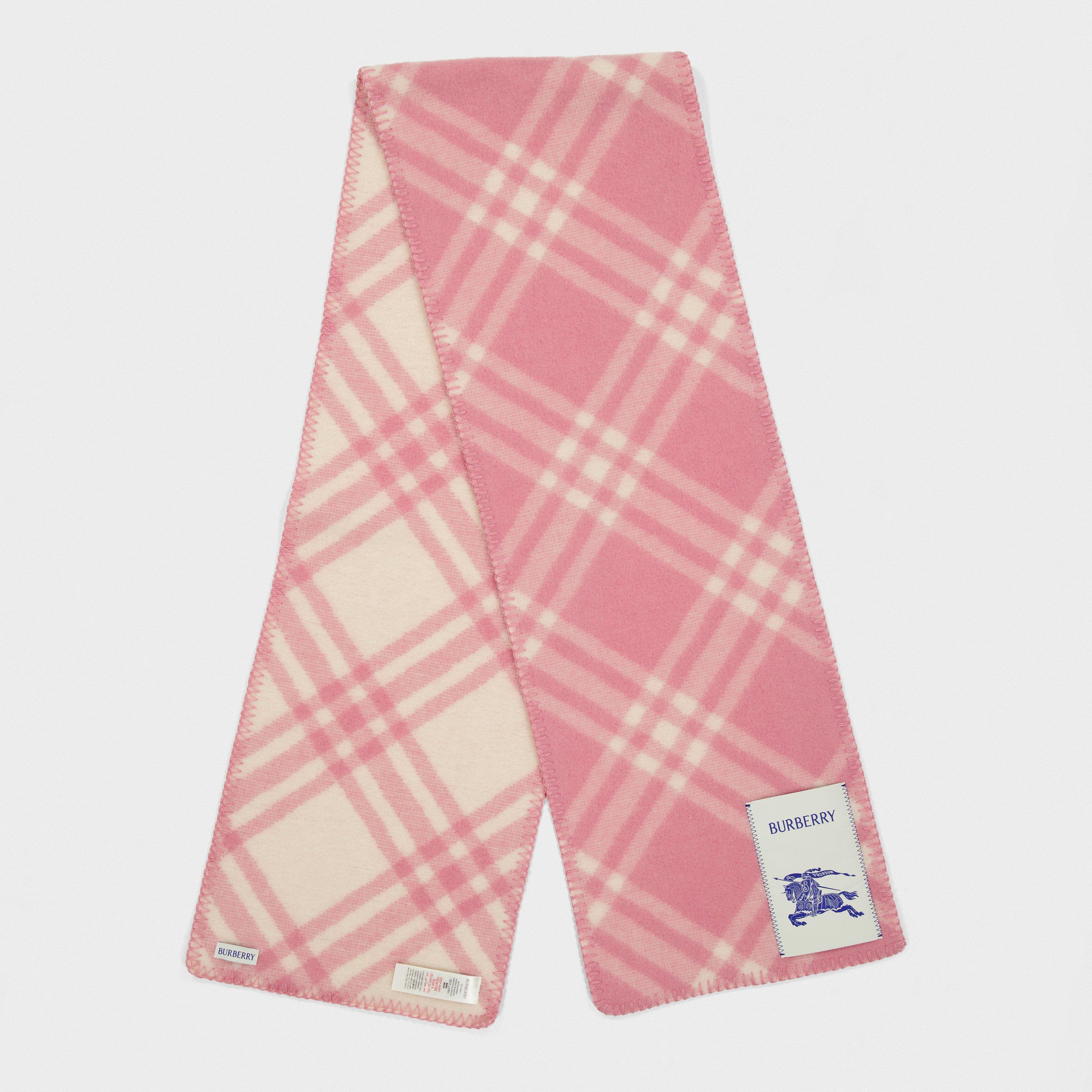 Burberry Check Scarf - Sugar Pink
