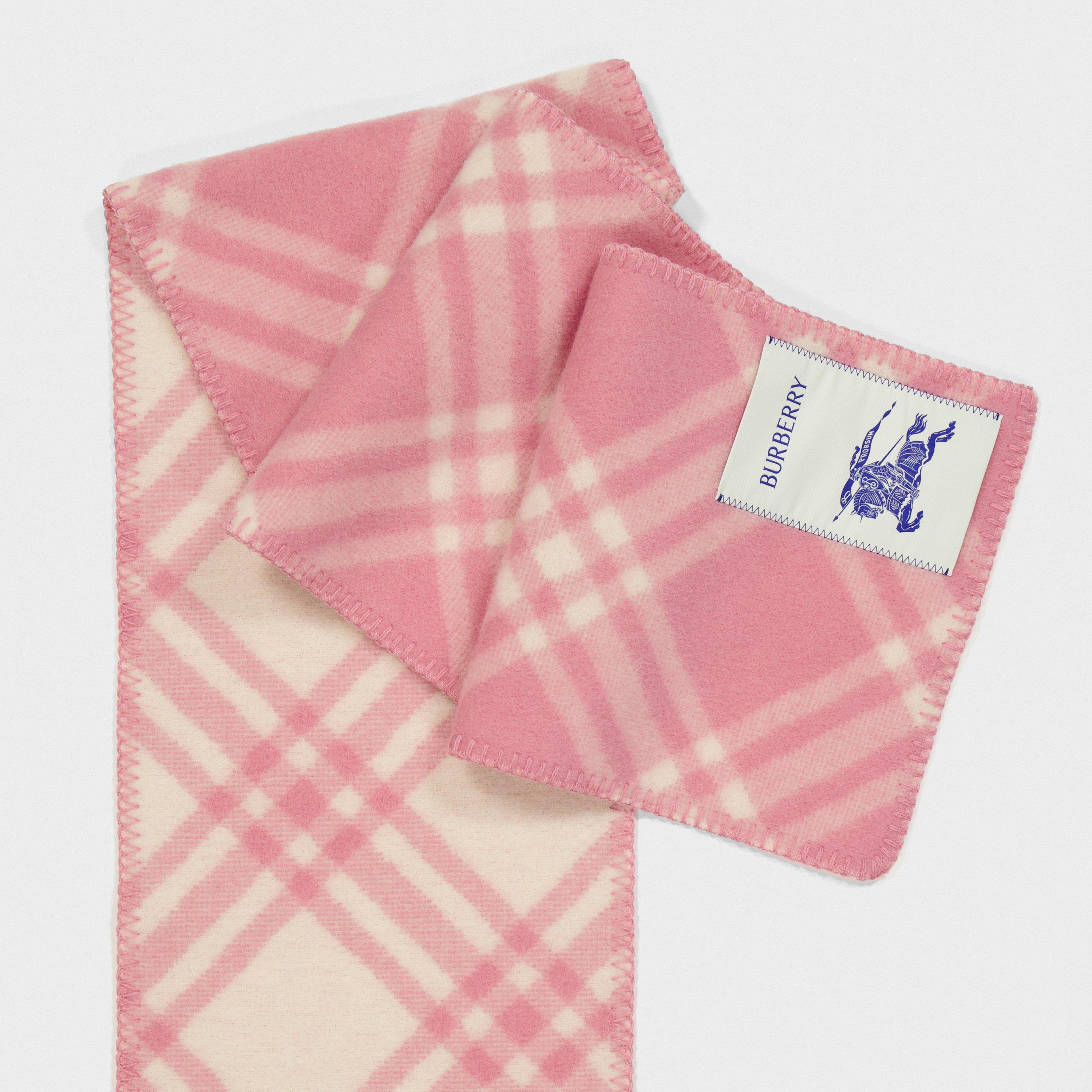 Sugar Pink - Burberry - Check Scarf - 2