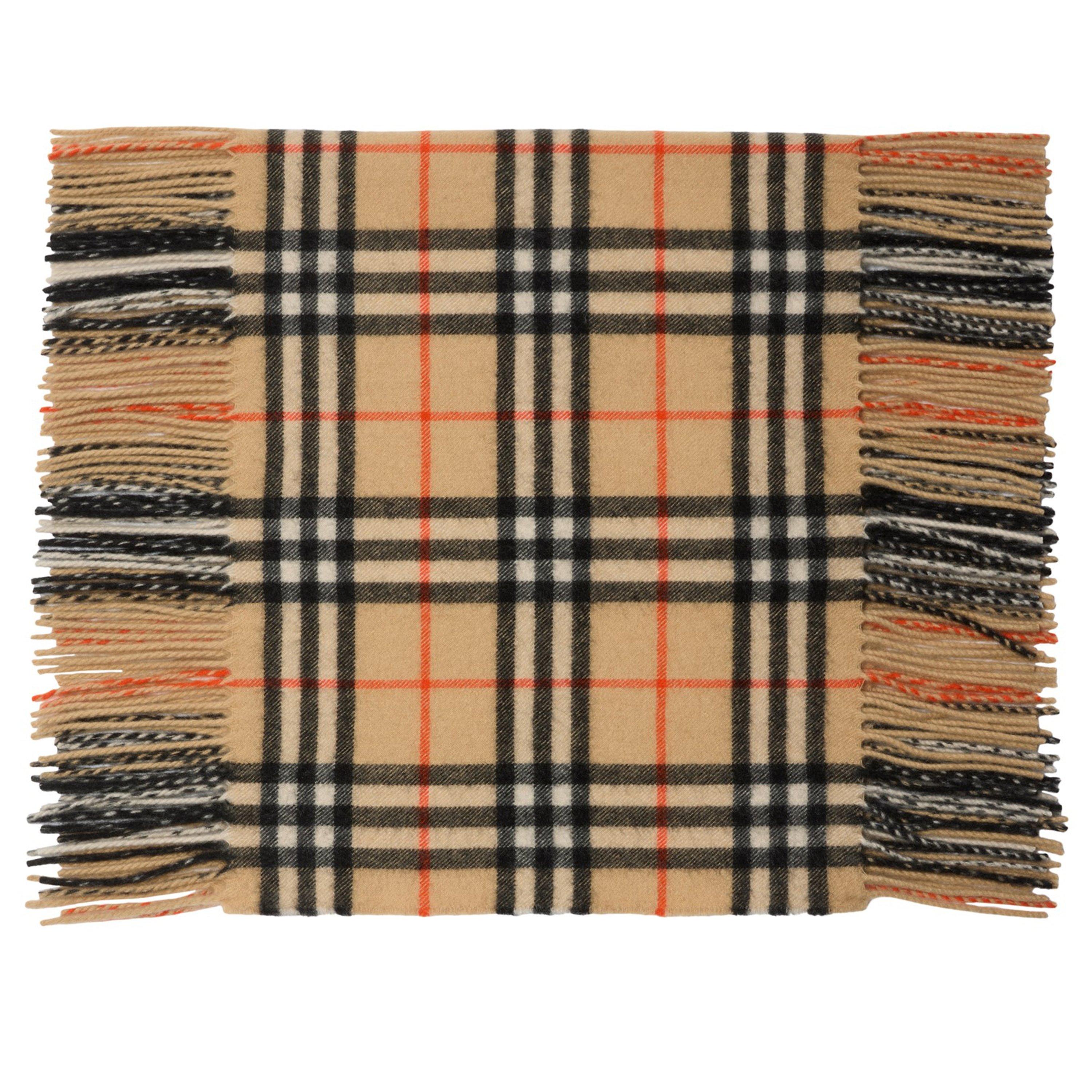 Burberry Women's Check Cashmere Midweight Scarf | Cruise Fashion
