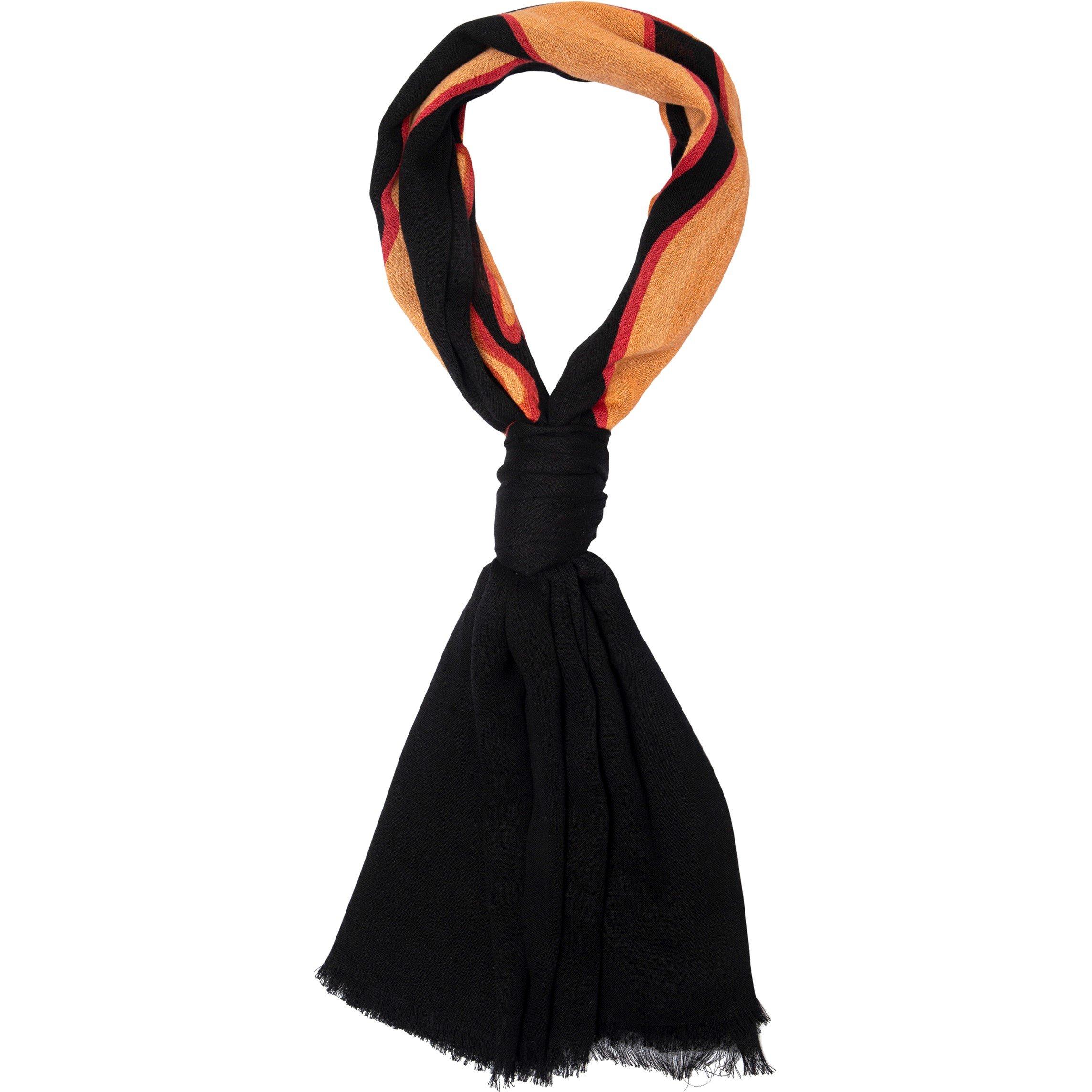 Black - AllSaints - Women's Large Heart Logo Lightweight Scarf - 3