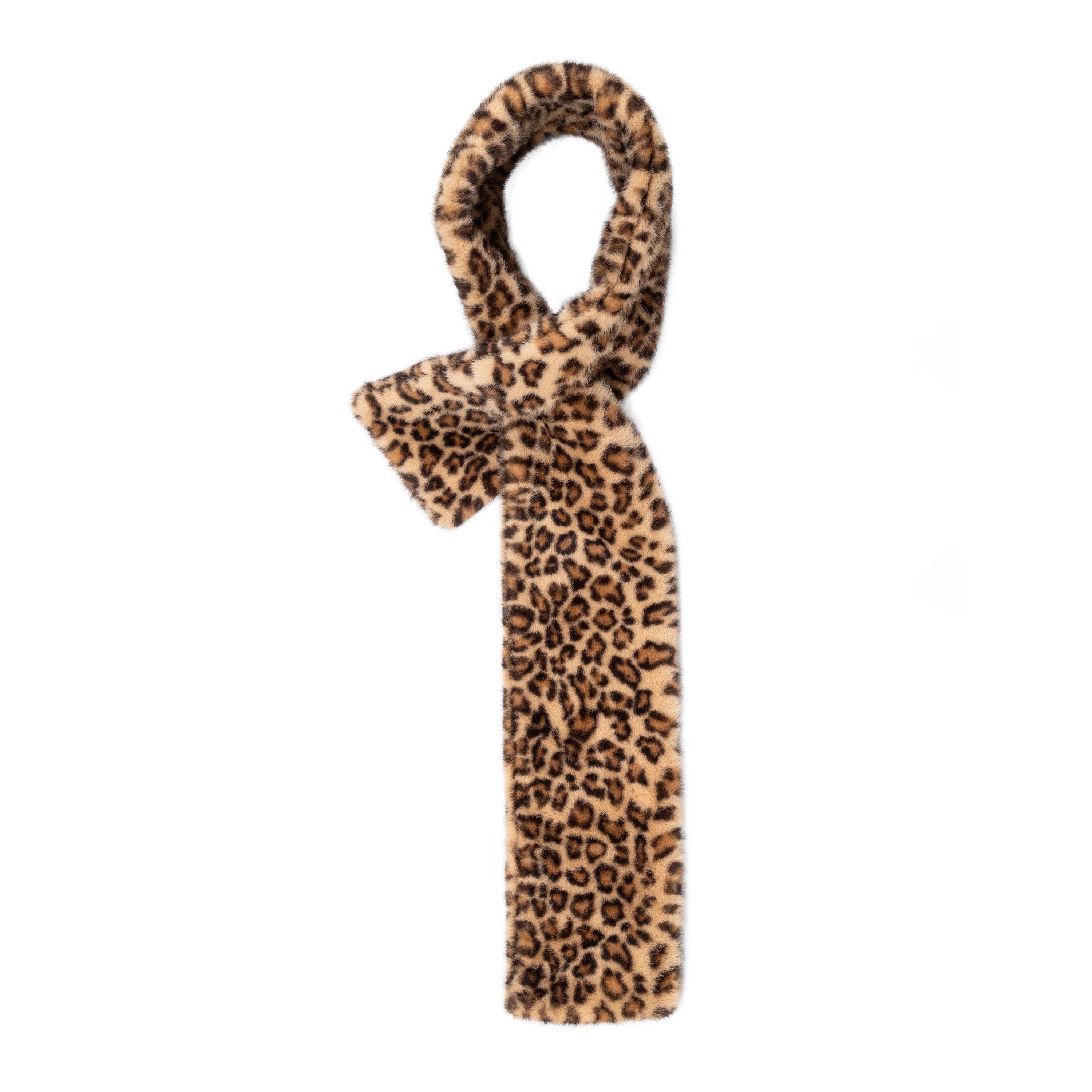 Leopard - Biba - Biba Faux Fur Scarf - 2
