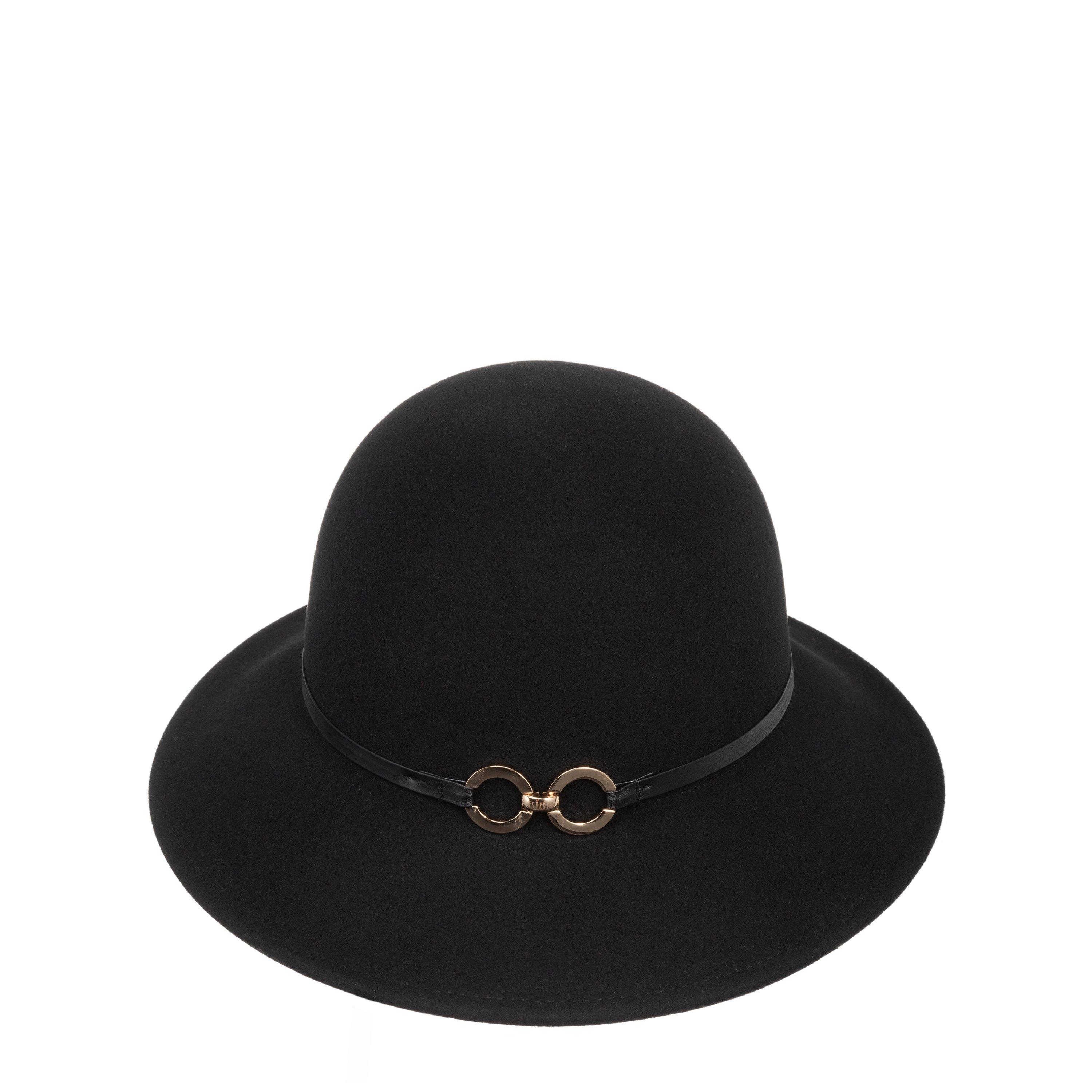 Black - Biba - Metal Trim Bucket Hat - 5