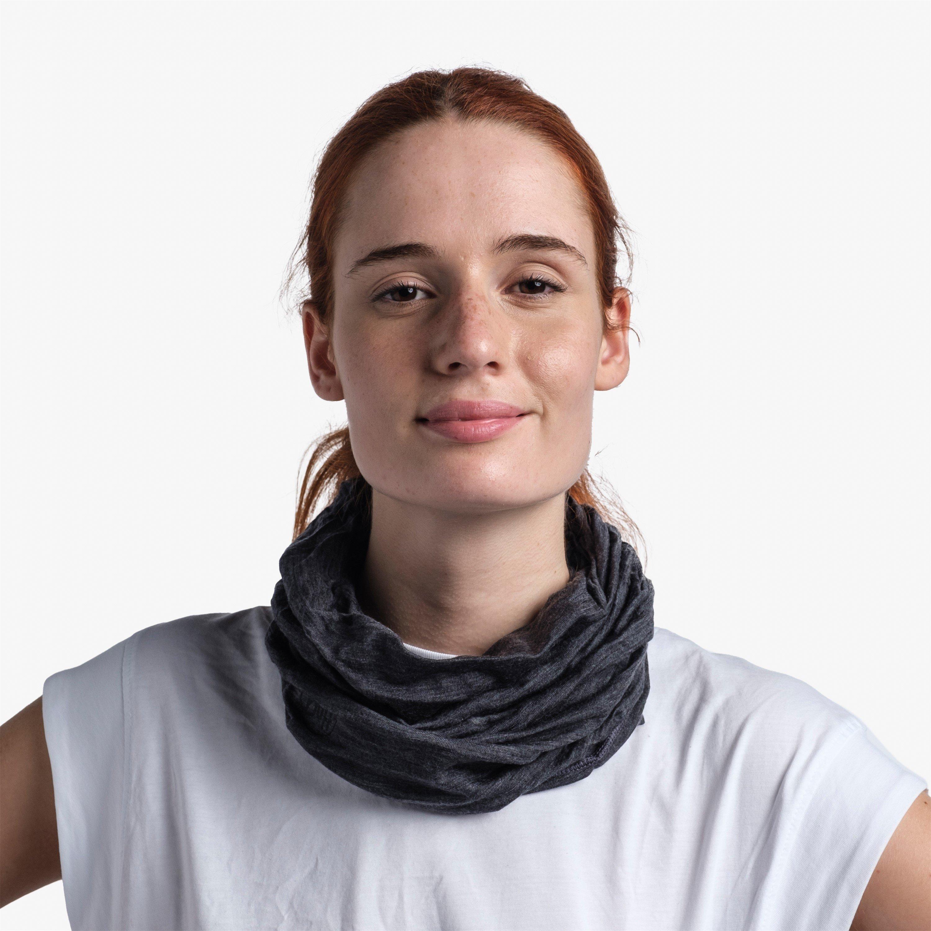 Grey - Buff - Merino Lightweight Neckwear Adults - 3