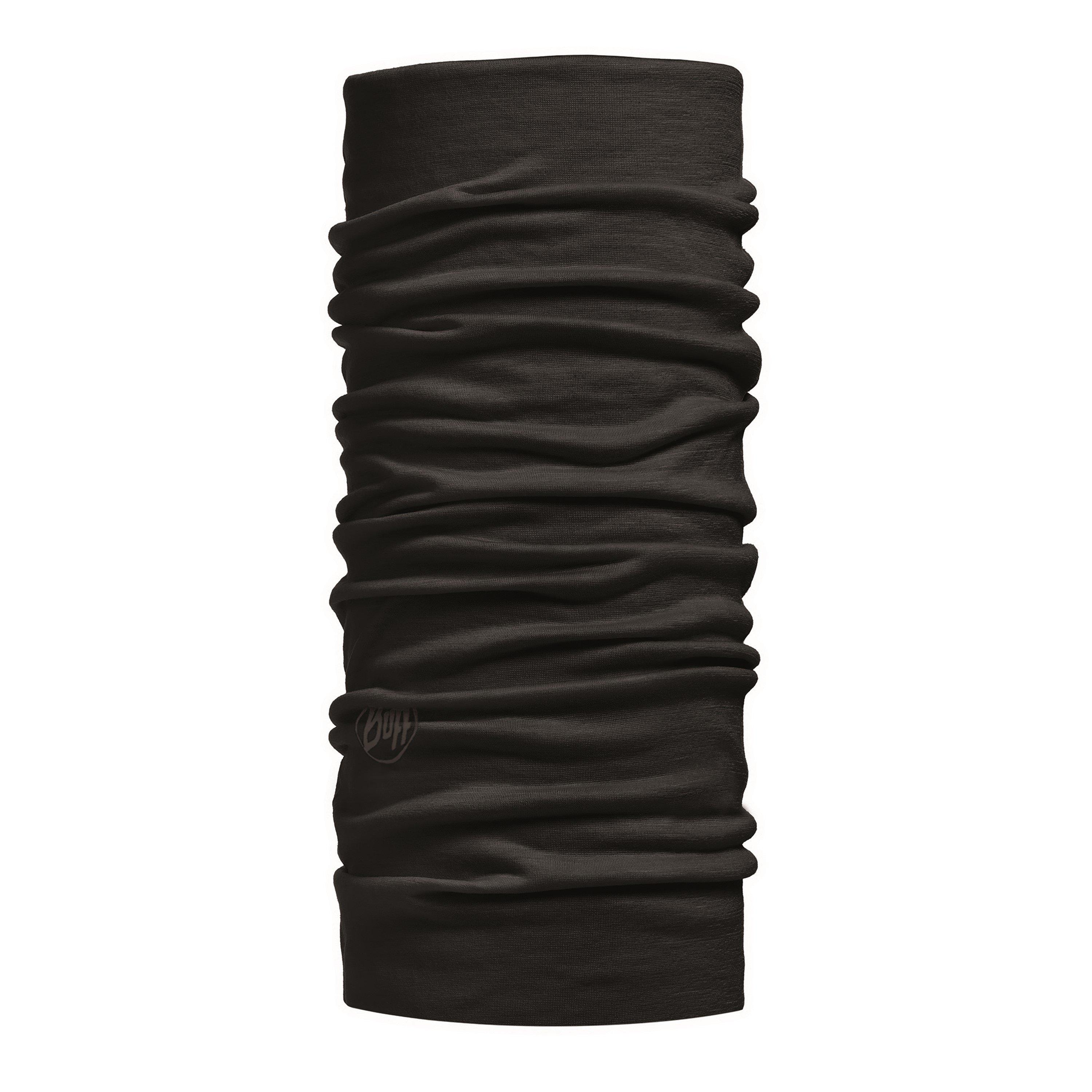 Buff  Merino Lightweight Neckwear Adults - Black - Mens