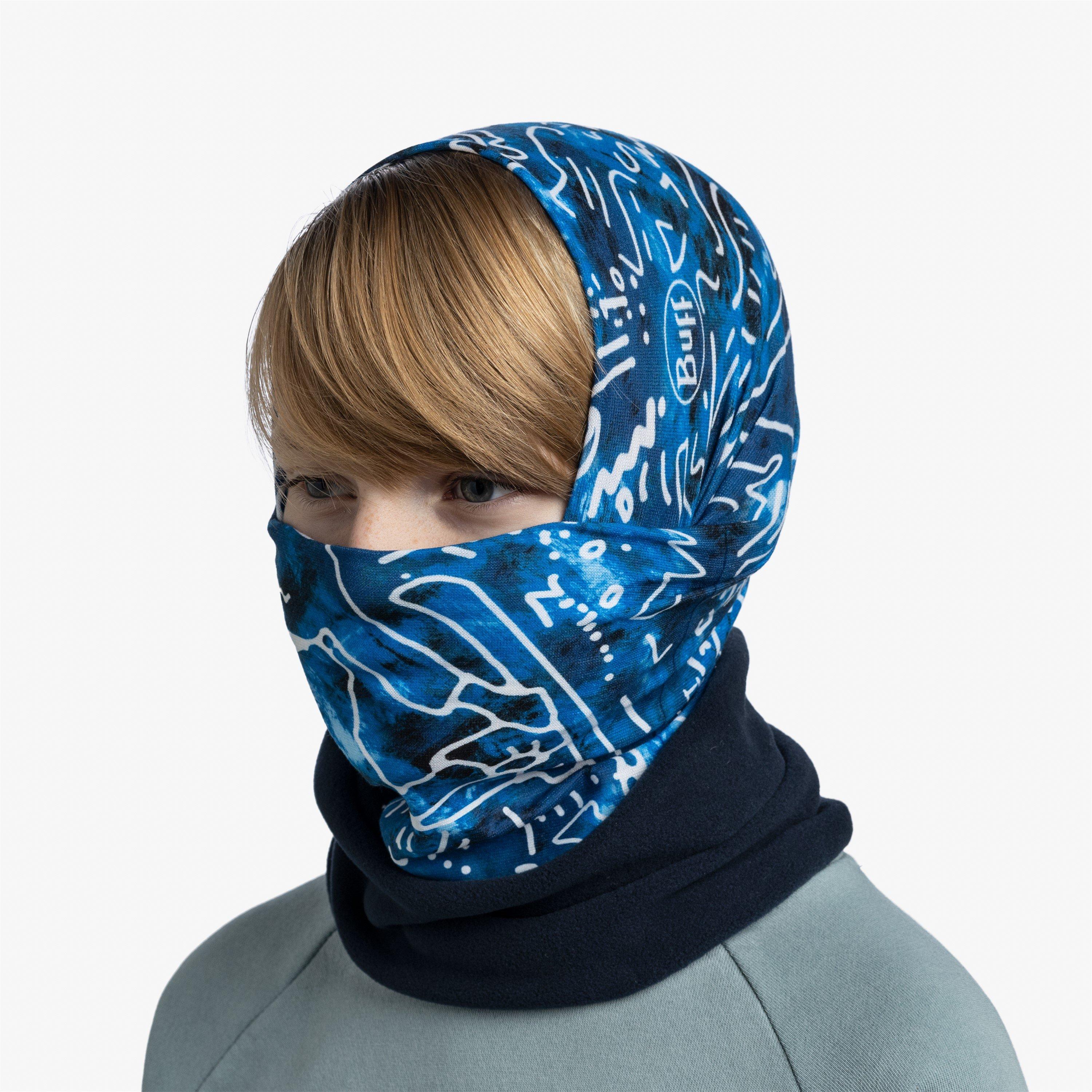 Tivat Blue - Buff - Polar Multifunctional Neckwear Juniors - 3