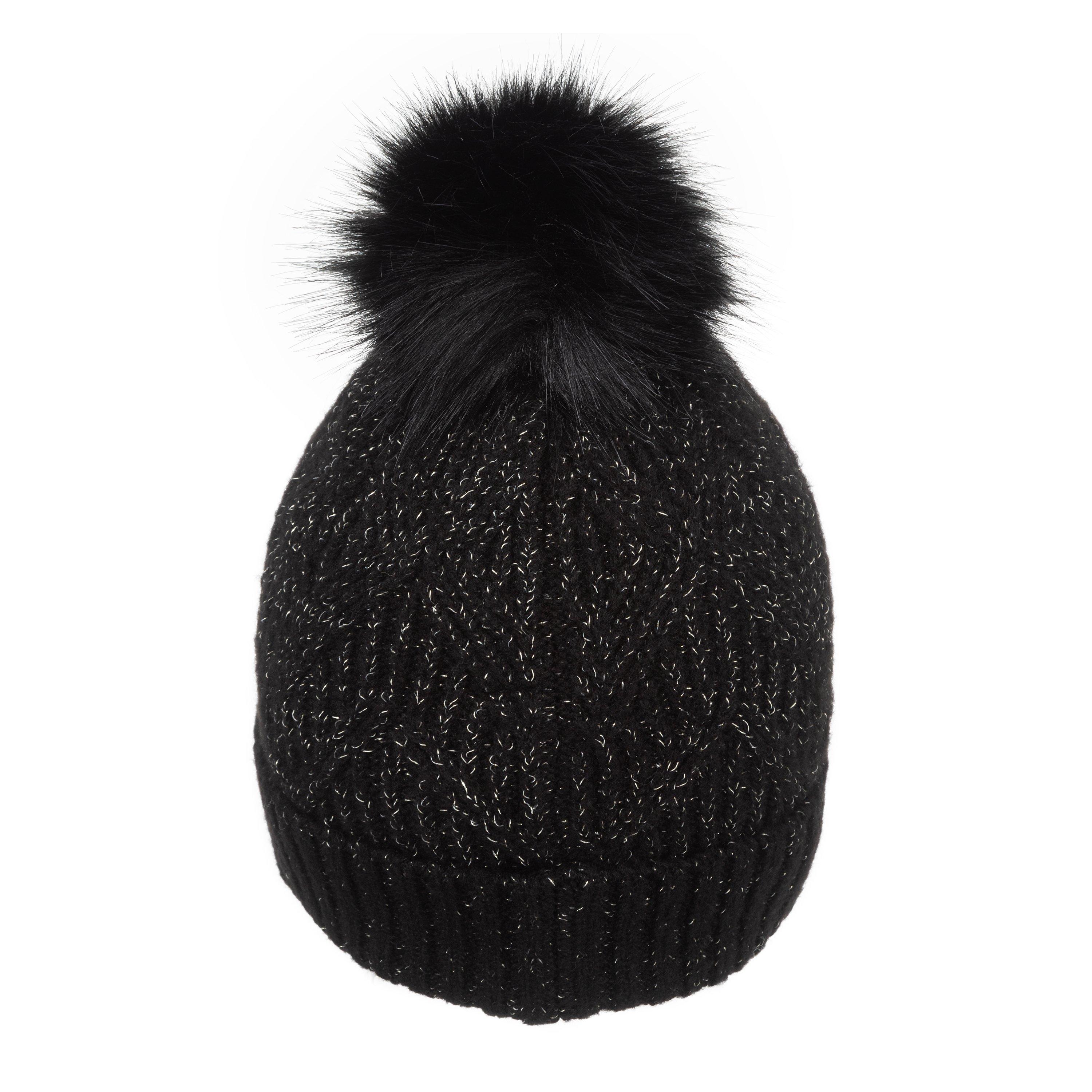 Zwart - Biba - Biba Knitted Beanie - 4