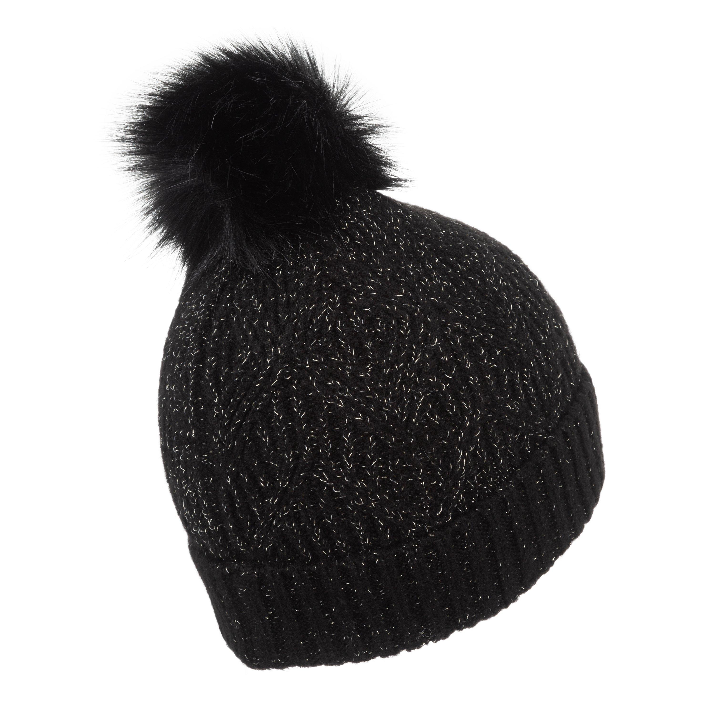 Zwart - Biba - Biba Knitted Beanie - 5
